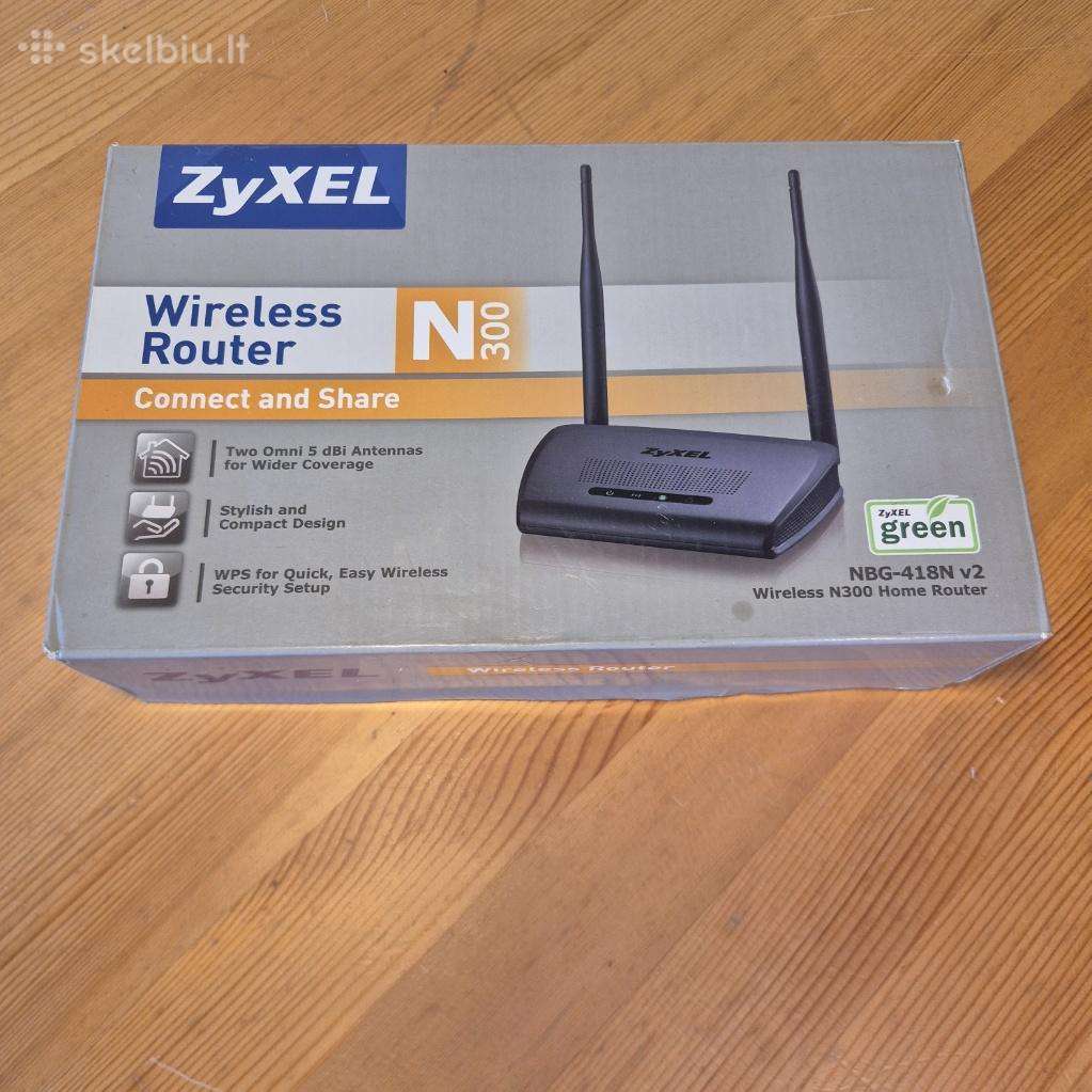 Zyxel Nbg-418n v2 maršrutizatorius