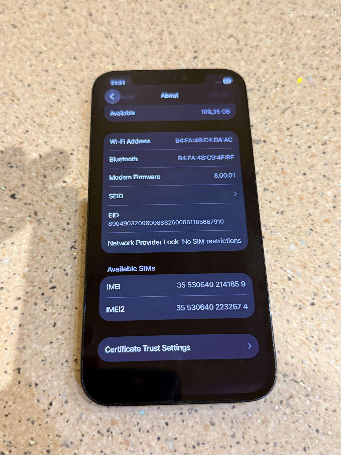 iPhone 12 pro 128