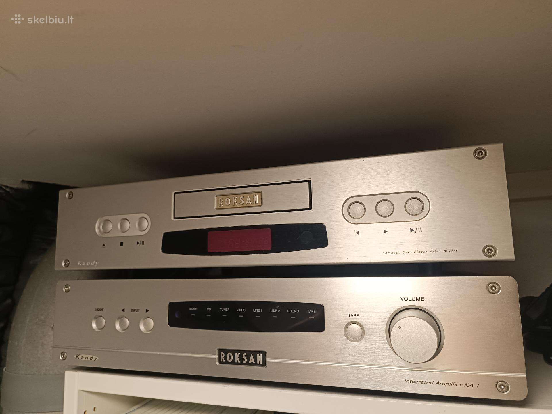 Roksan kandy integruotas stiprintuvas ir CD