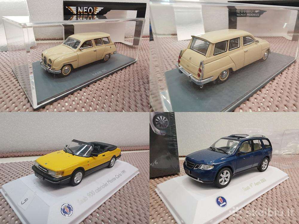 1:43 Švediškų Automobilių Modeliai