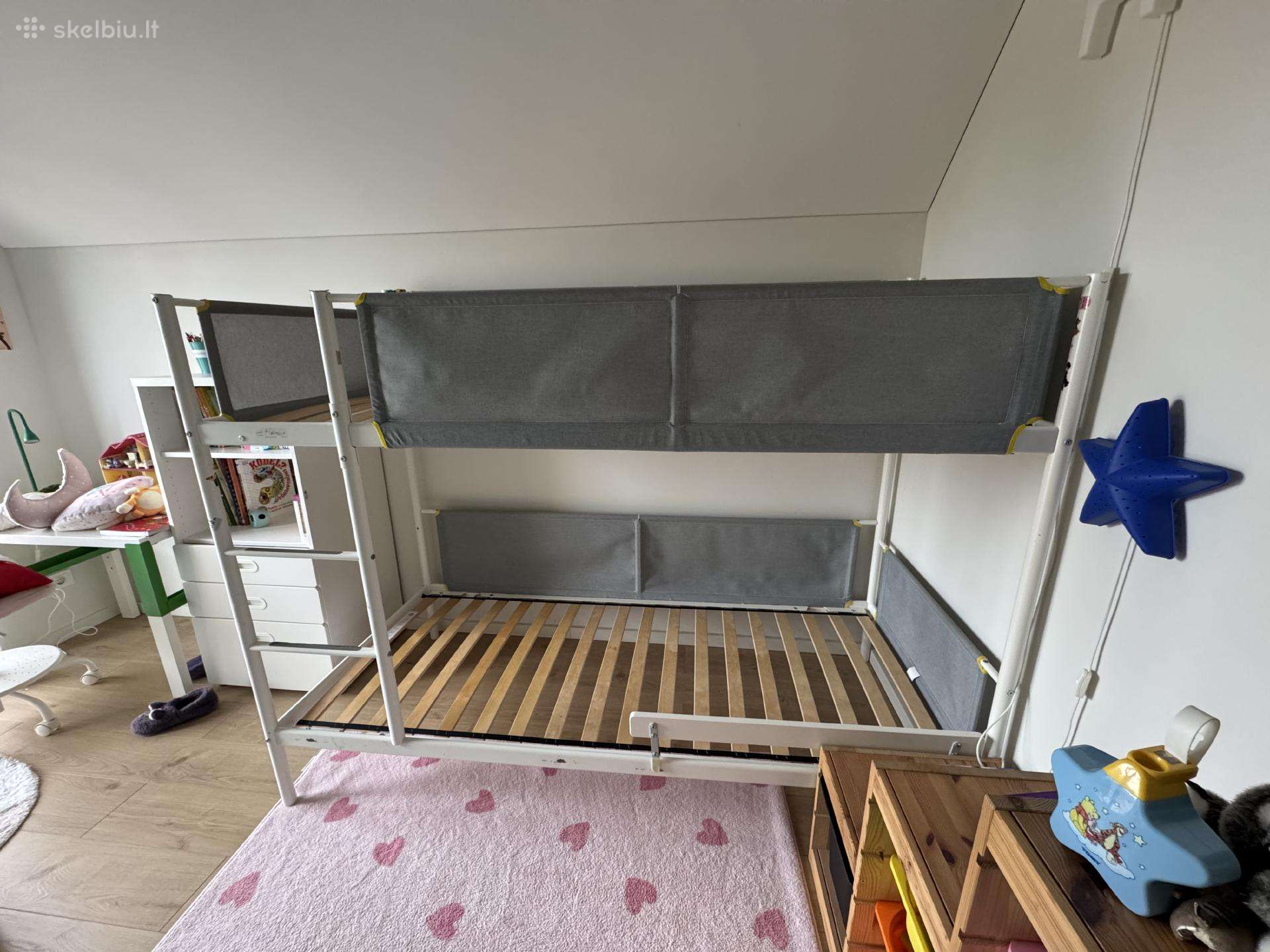 Ikea dviaukštė lova