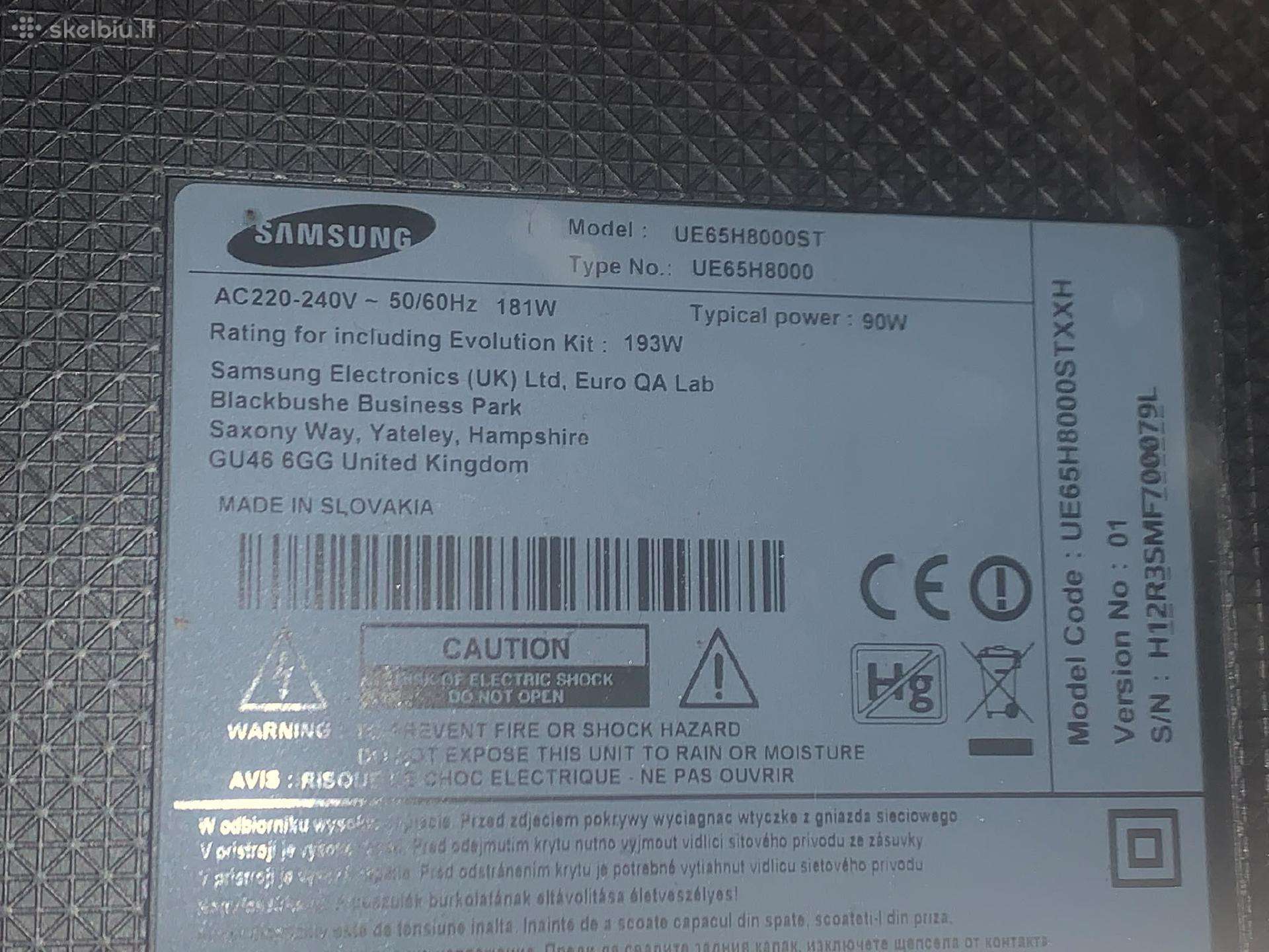 Samsung Ue65h8000st