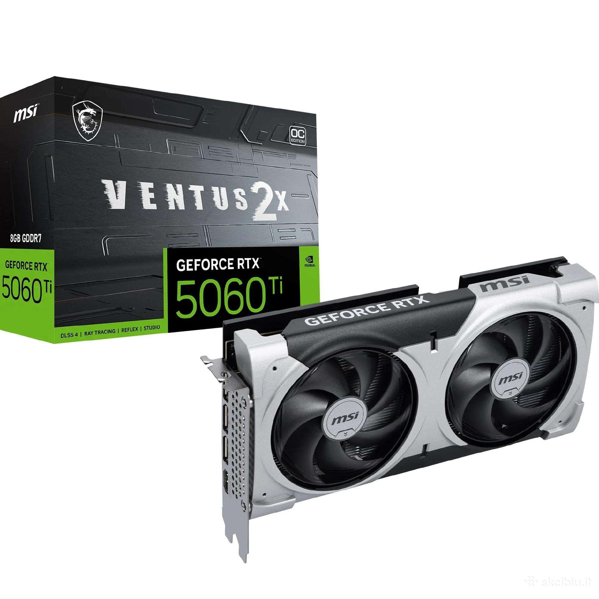 Nauja Geforce Rtx 5060ti 16gb Ventus2x