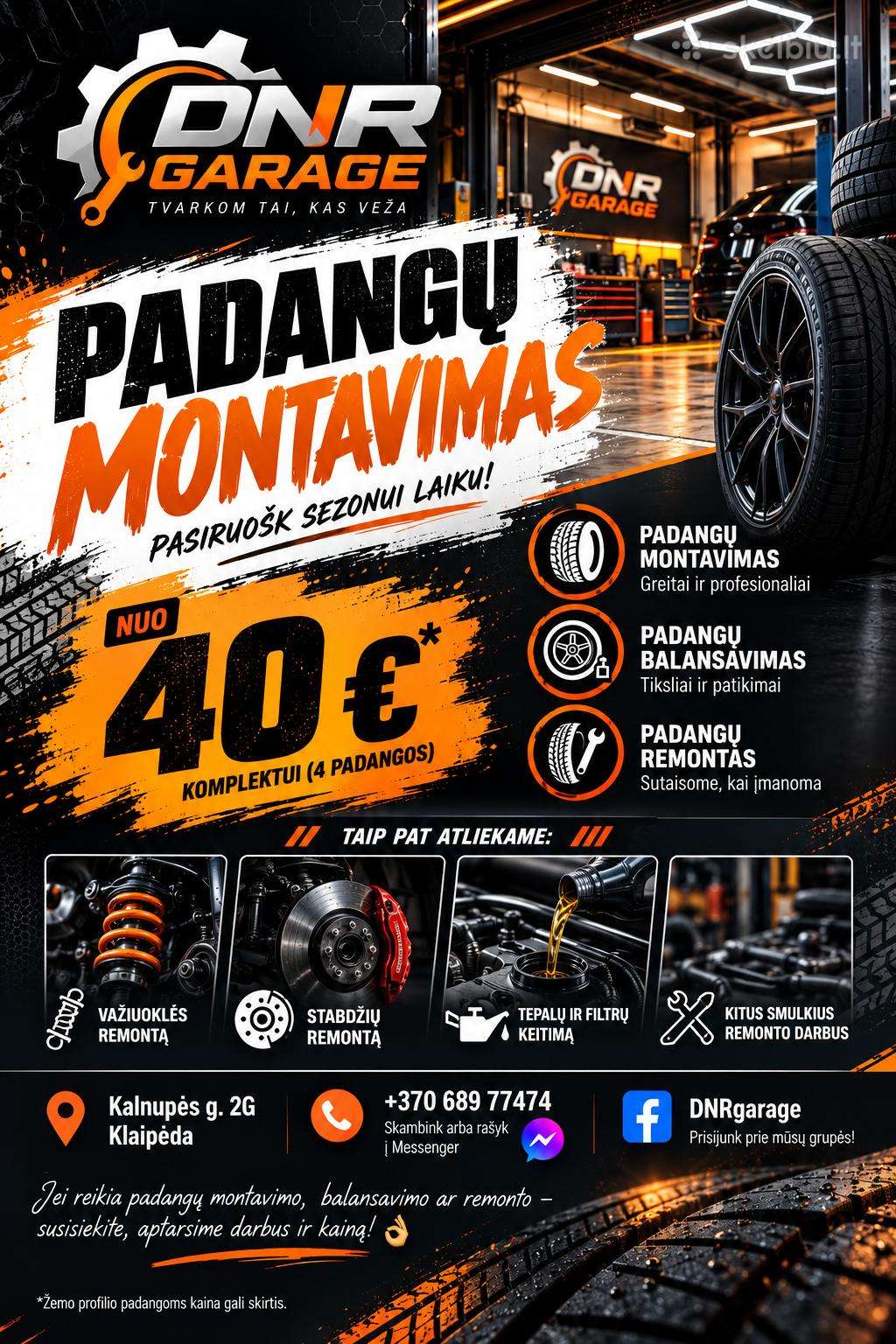 Dnr Garage – automobilių remontas Klaipėdoje