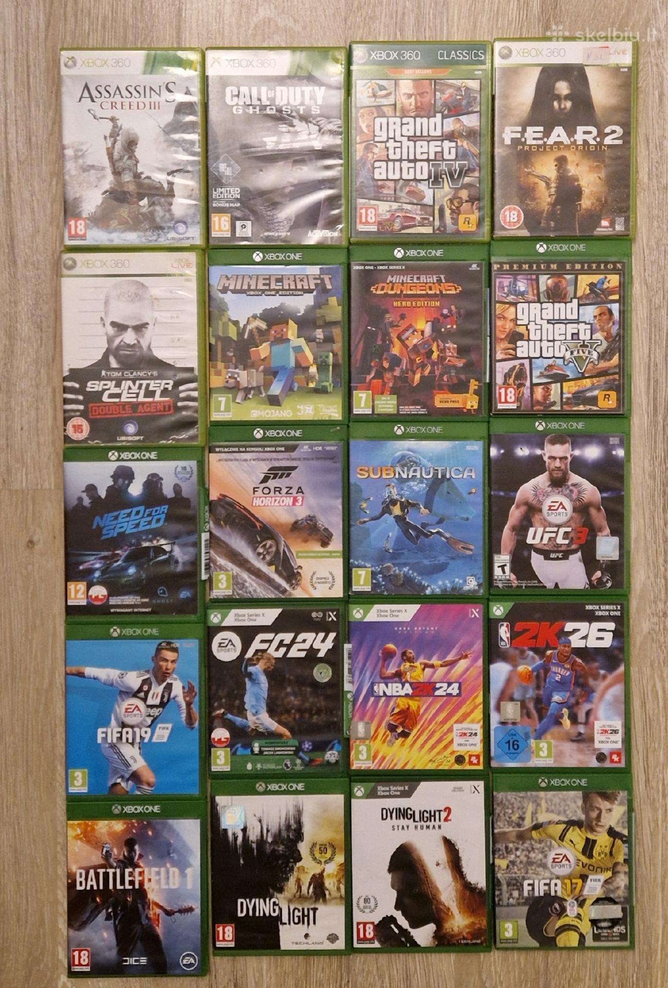 Xbox One / Series X žaidimai (Gta, Nba, Forza)