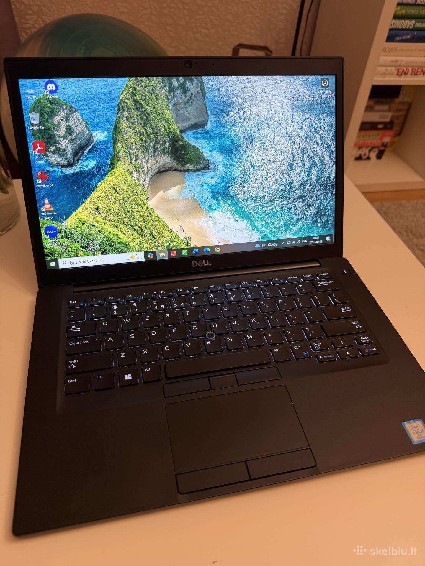 Puikios būklės Dell Latitude 7490! I7-7th gen!