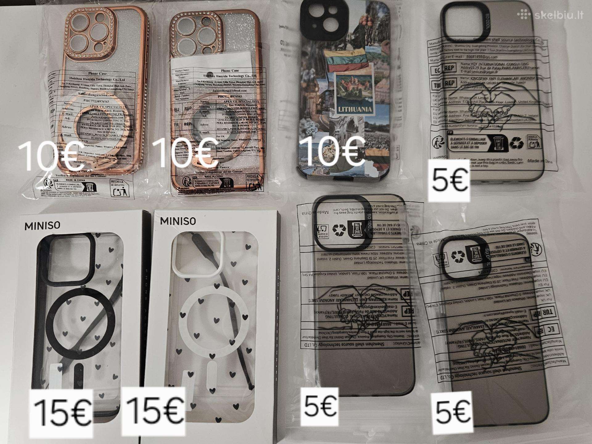 Nauji iPhone dėklai