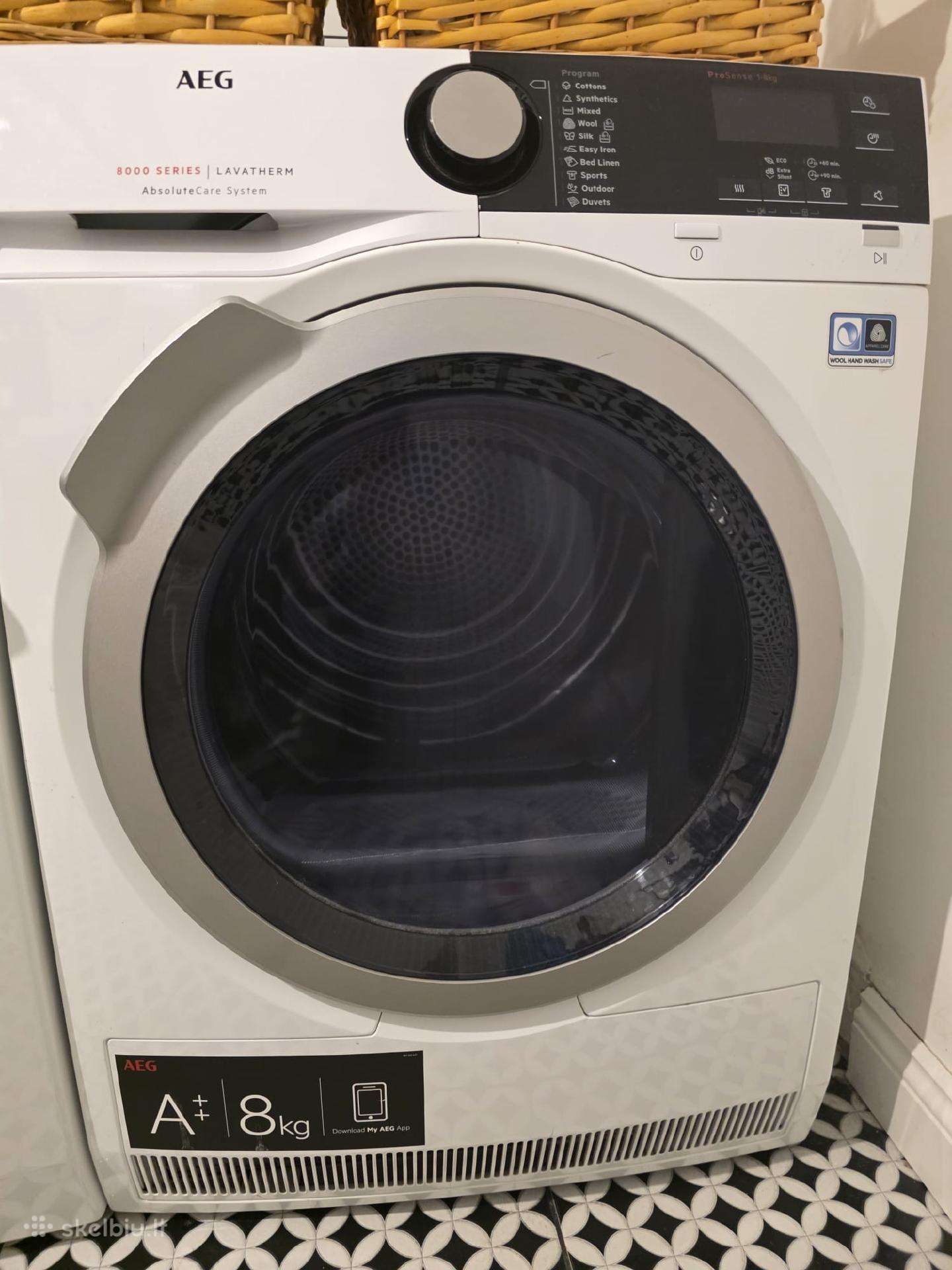 Parduodama Džiovyklė Aeg 8000 serie