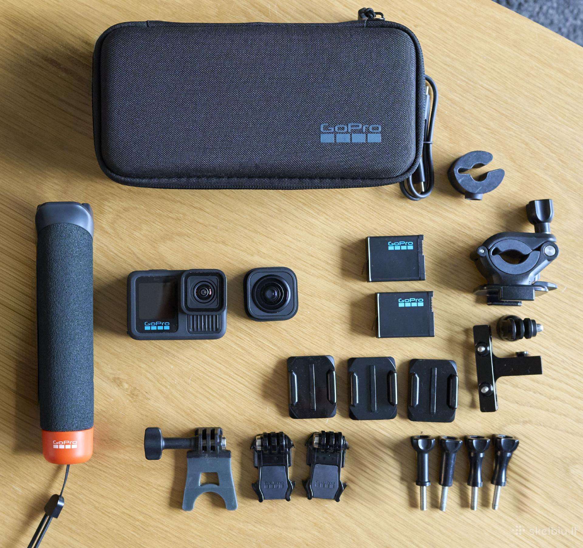 Gopro Hero 13 Black + Ultra wide lens + priedai