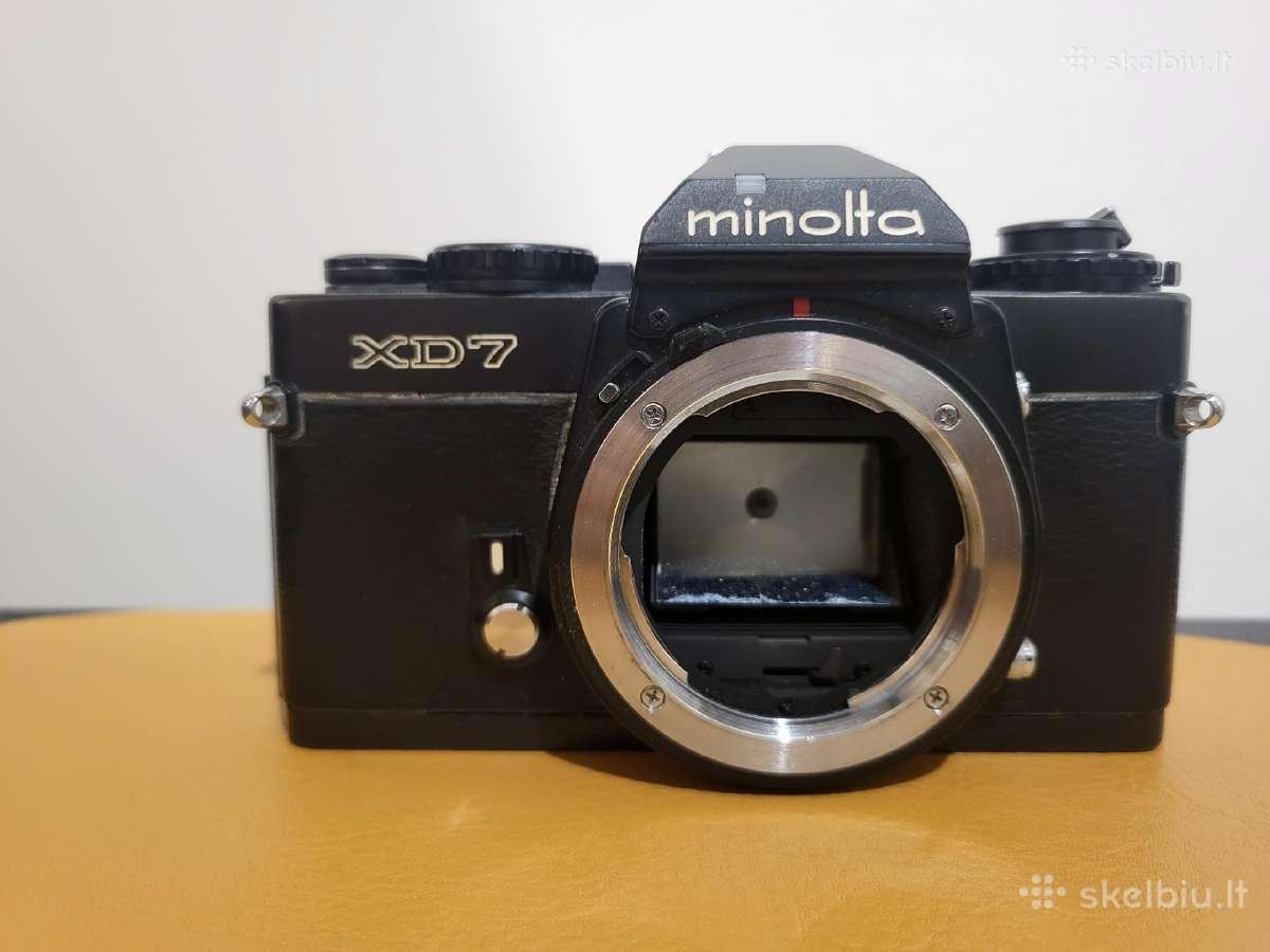 Fotoaparatas juostinis 35mm minolta Xd7 black