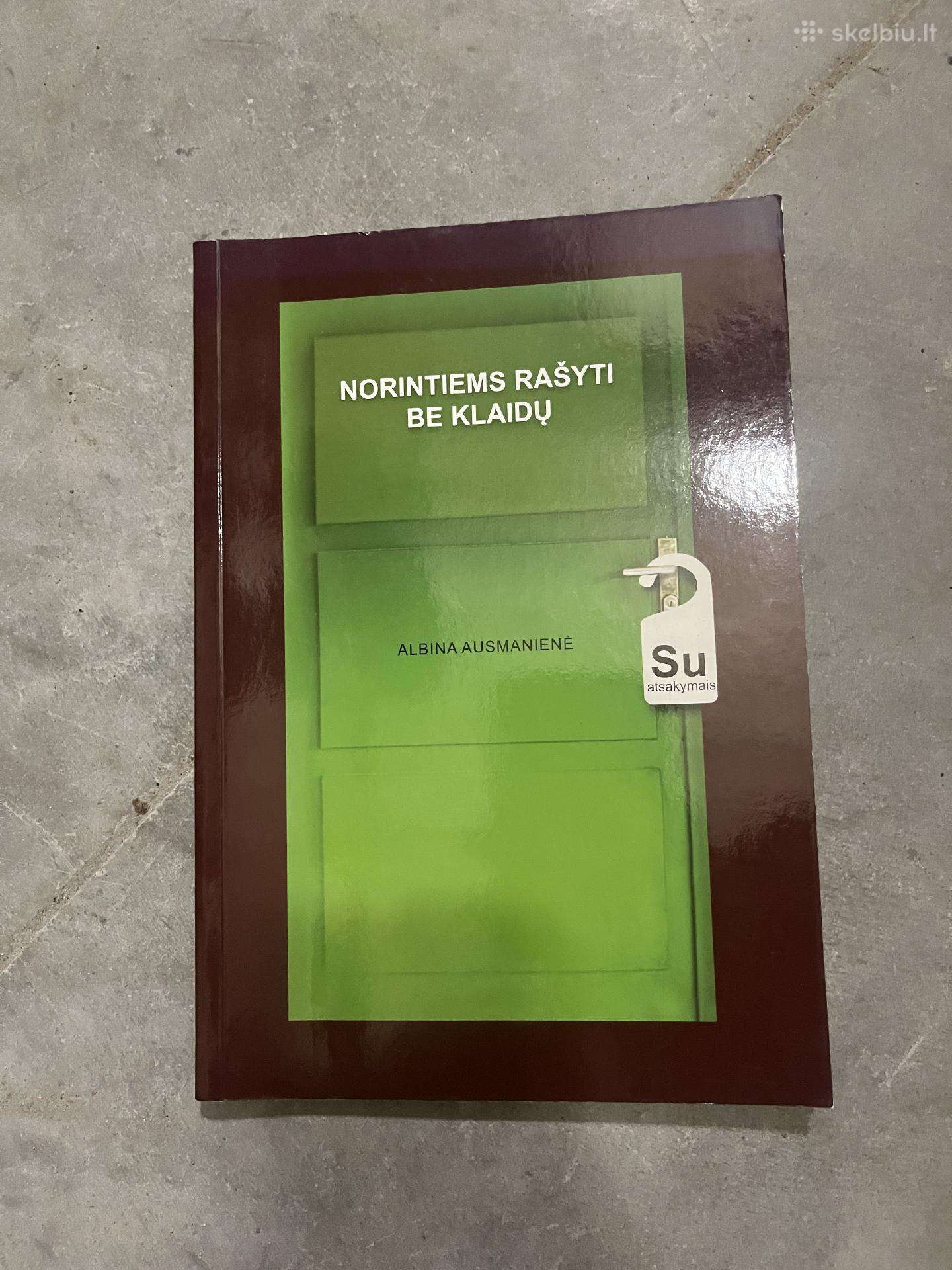 Norintiems rašyti be klaidų. Norintiems rašyti be