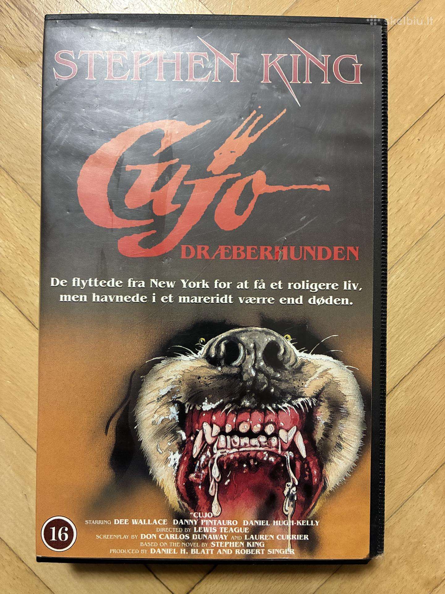 Vhs kasetė Stephen King Cujo (Siaubo Filmas)