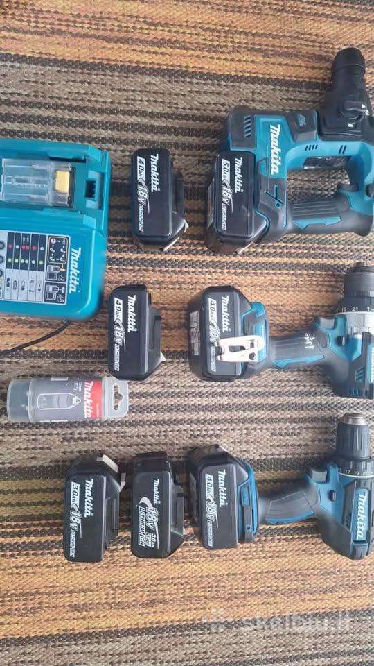 Parduodamas Makita 18v Lxt profesionalus įrankius
