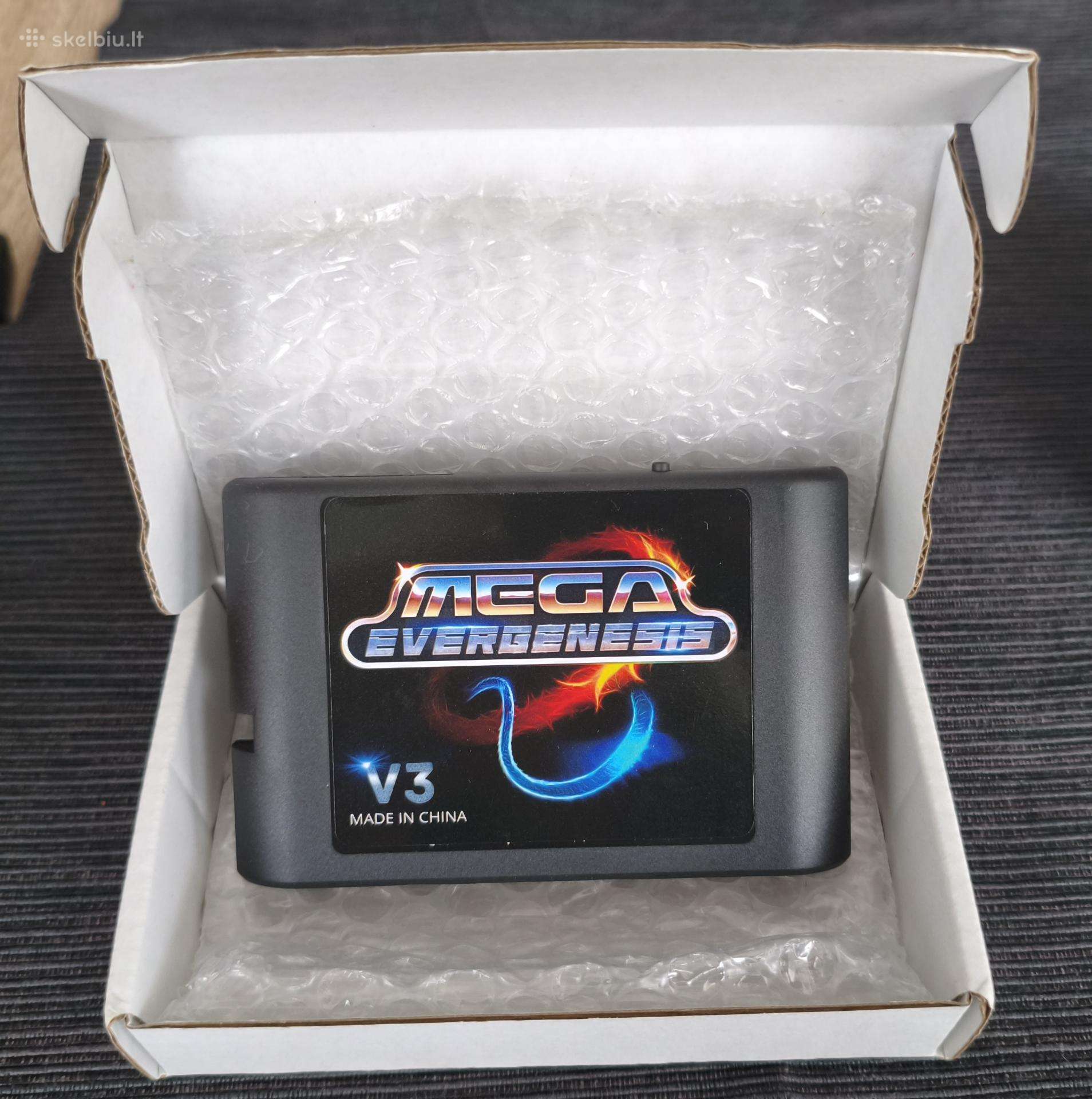 Visiškai naujas Sega Mega Drive Evergenesis V3