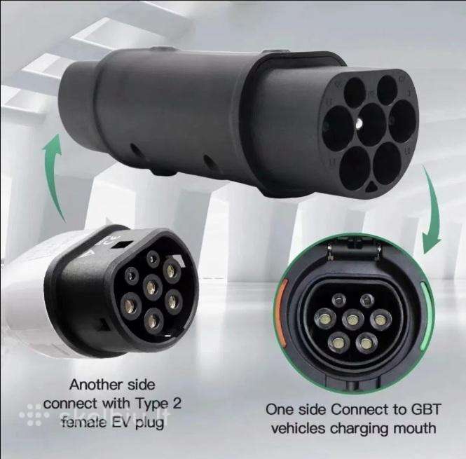 Elektromobilio adapteris GB/t - Type 2