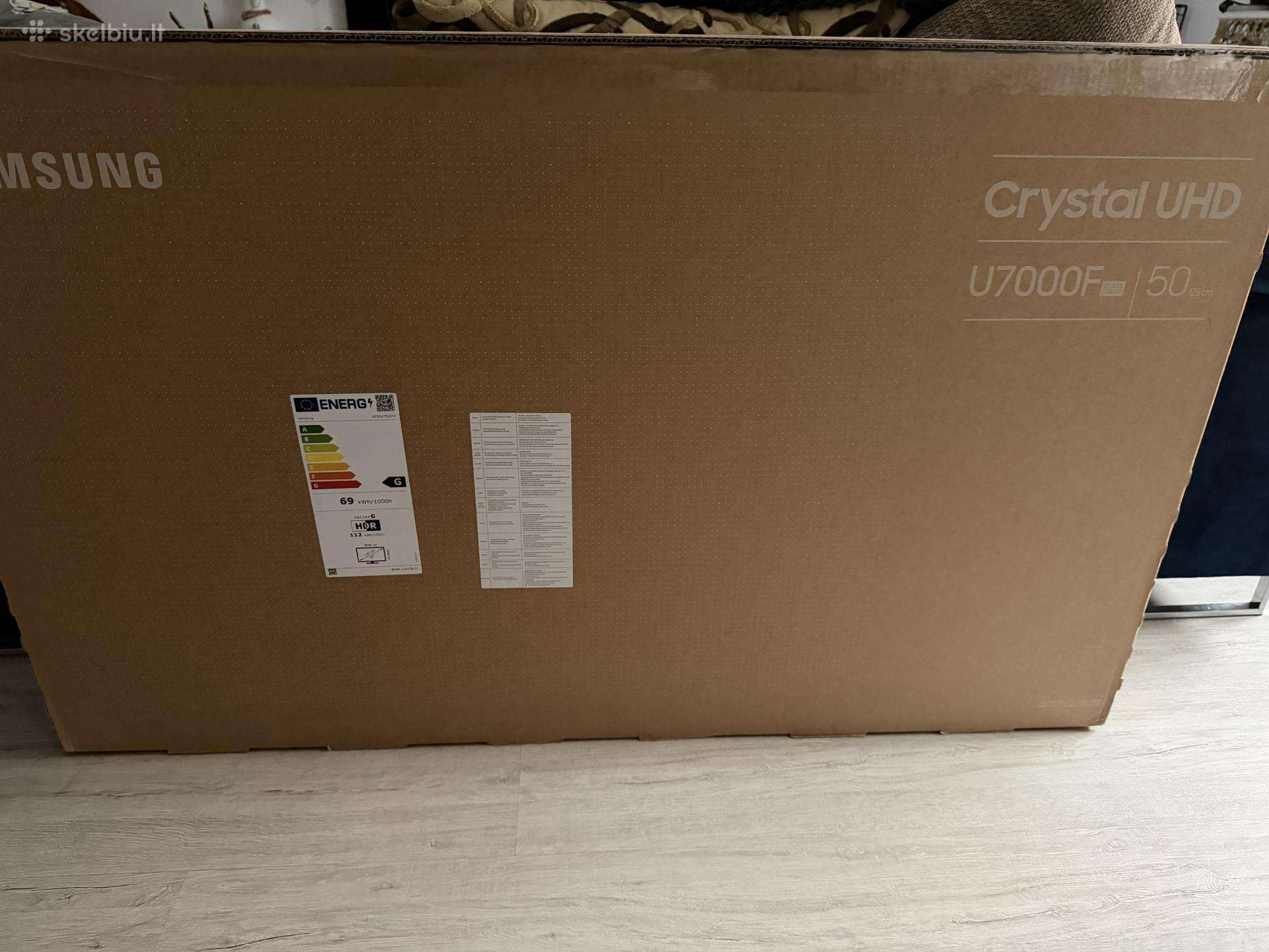 Parduodamas Samsung 50 Crystal Uhd 4k