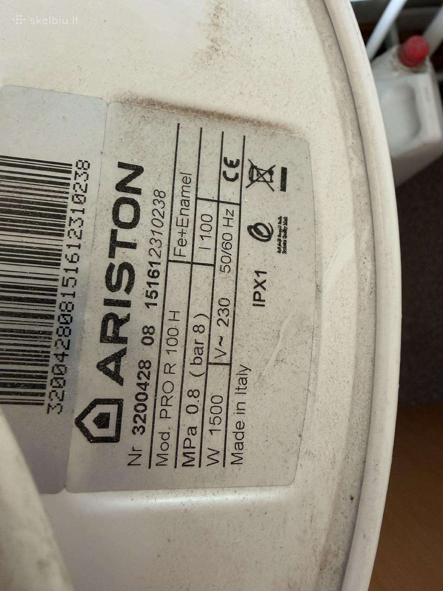 Boileris 100l Ariston