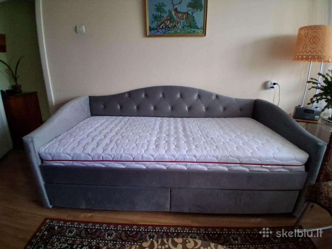 Viengulė lova ir čiužinys