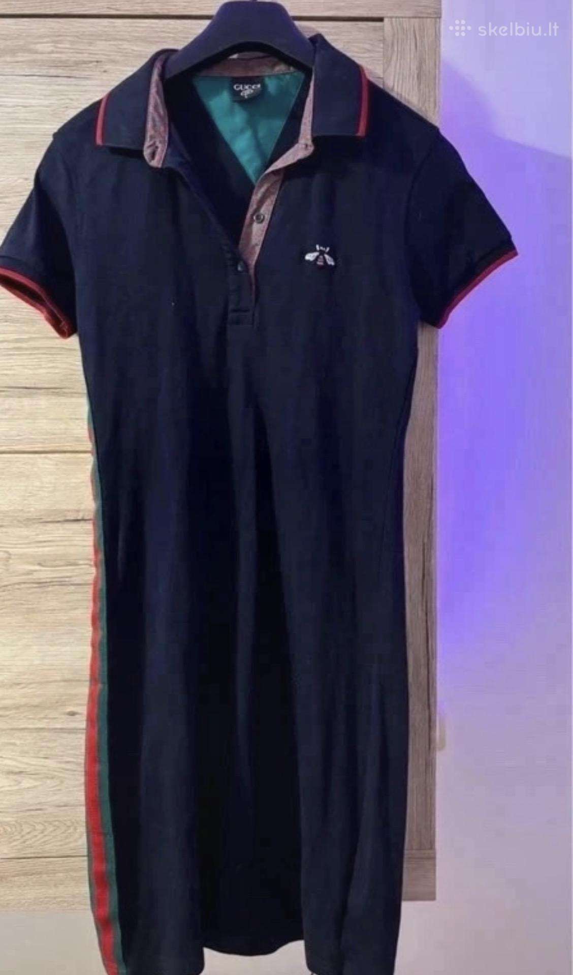 Mėlyna polo suknelė