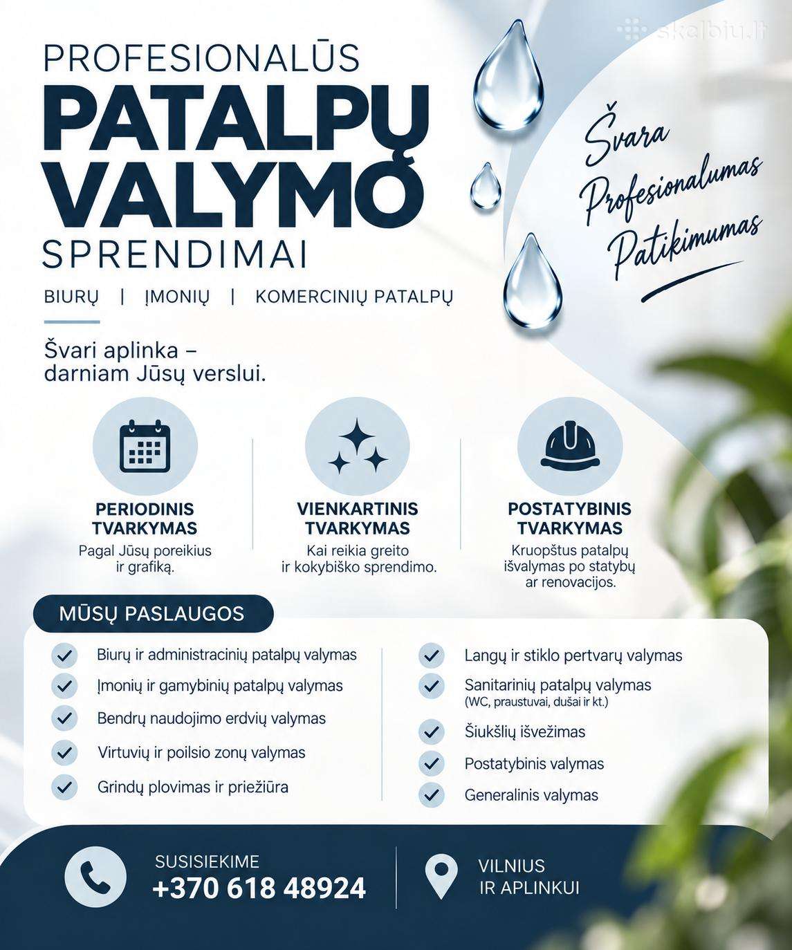 Tvarkymo paslaugos