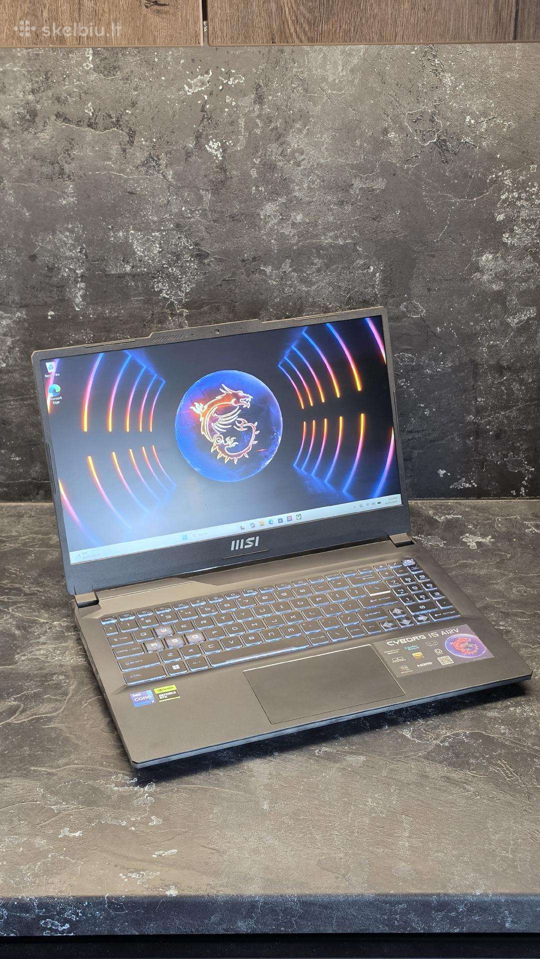 Msi Cyborg 15, i7, 4060, 16gb ddr5