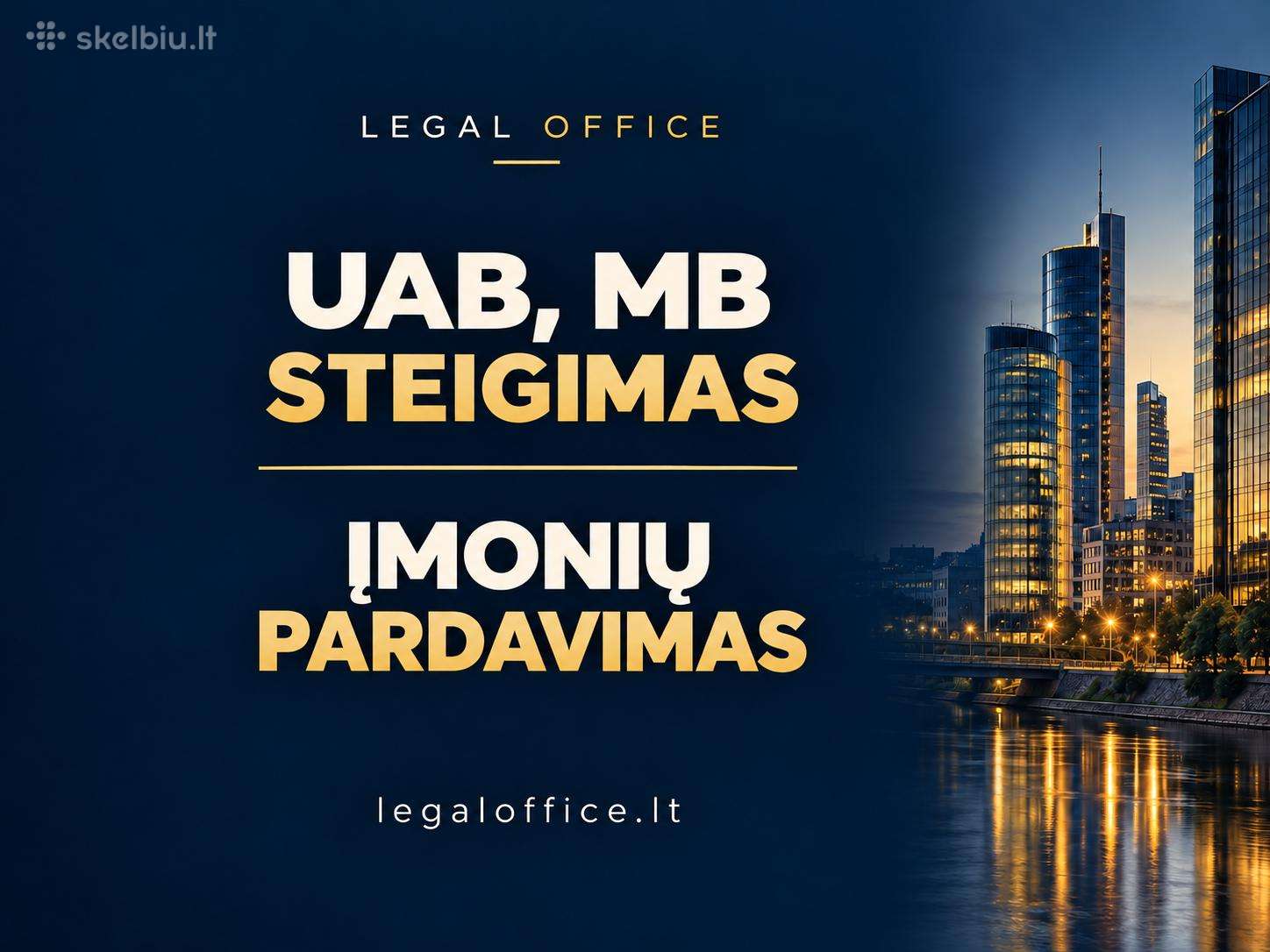 UAB, MB steigimas. Įmonės pardavimas