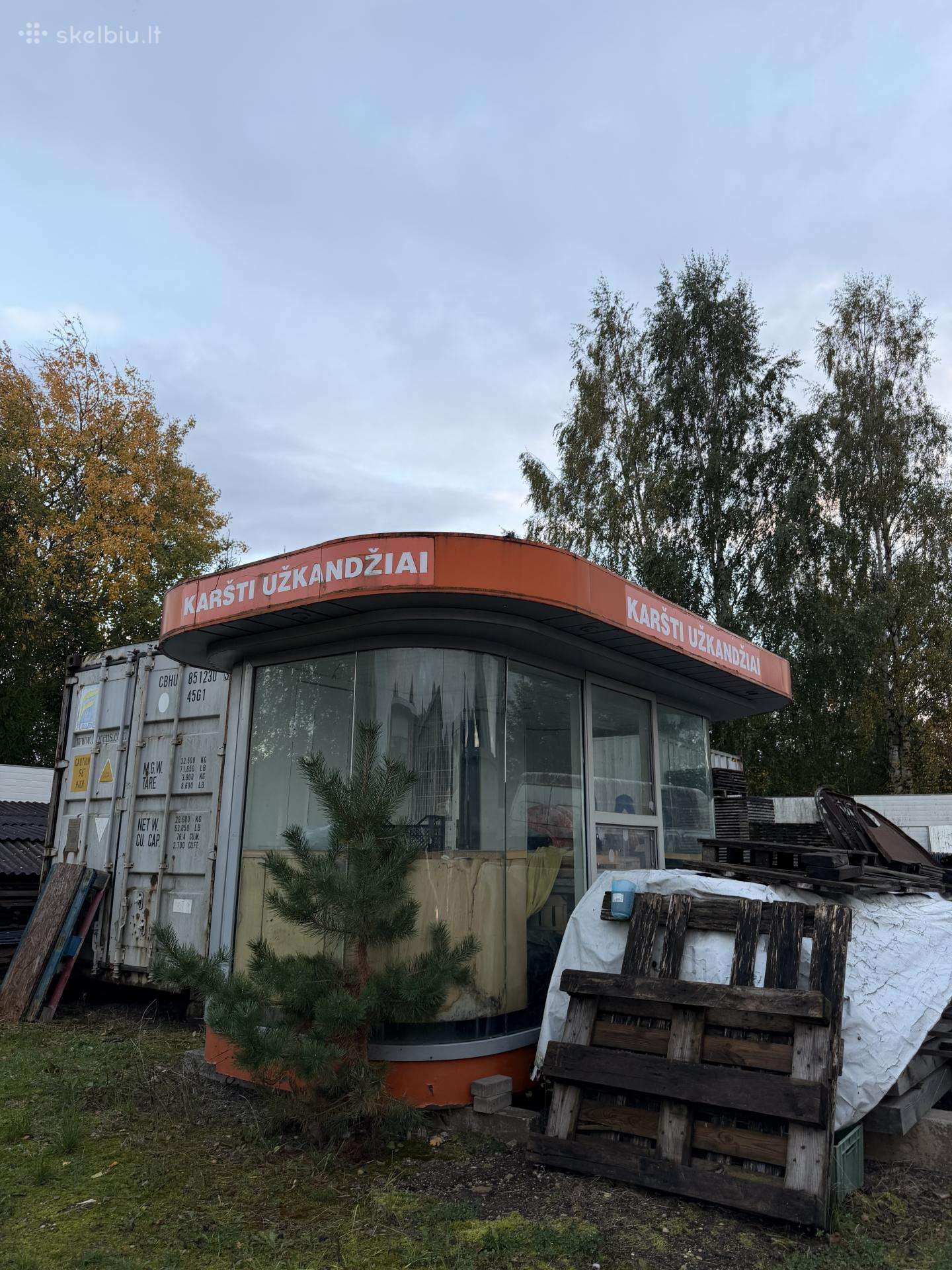 Parduodamas kioskas