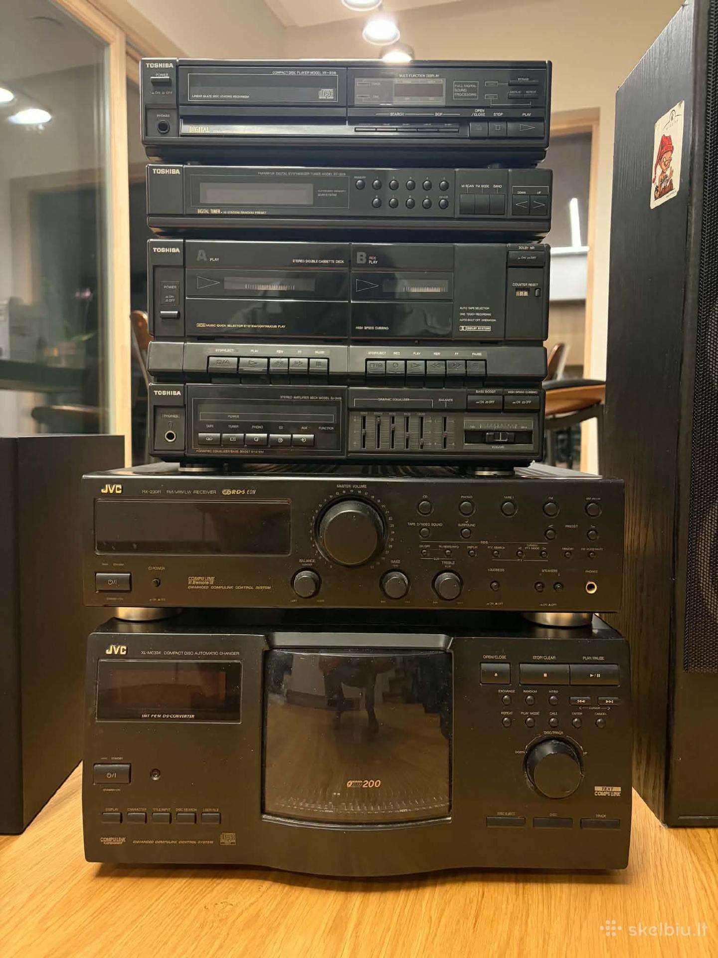 Garso aparatūros komp. – Toshiba, JVC, Logitech