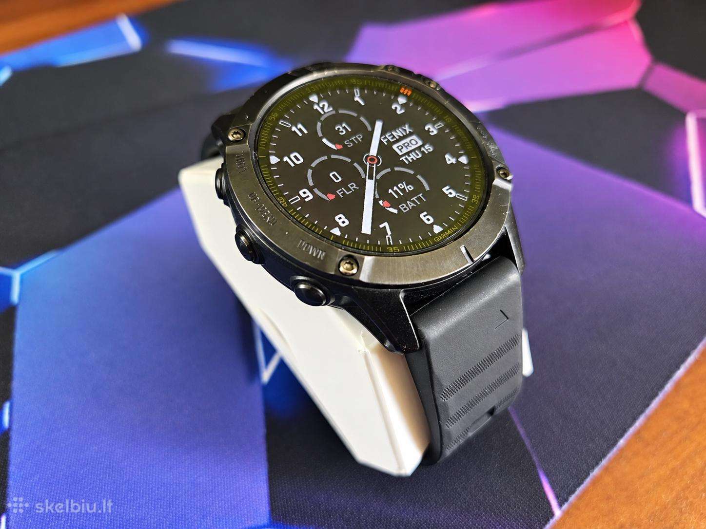 Garmin Fenix 6 Sapphire sportinis laikrodis
