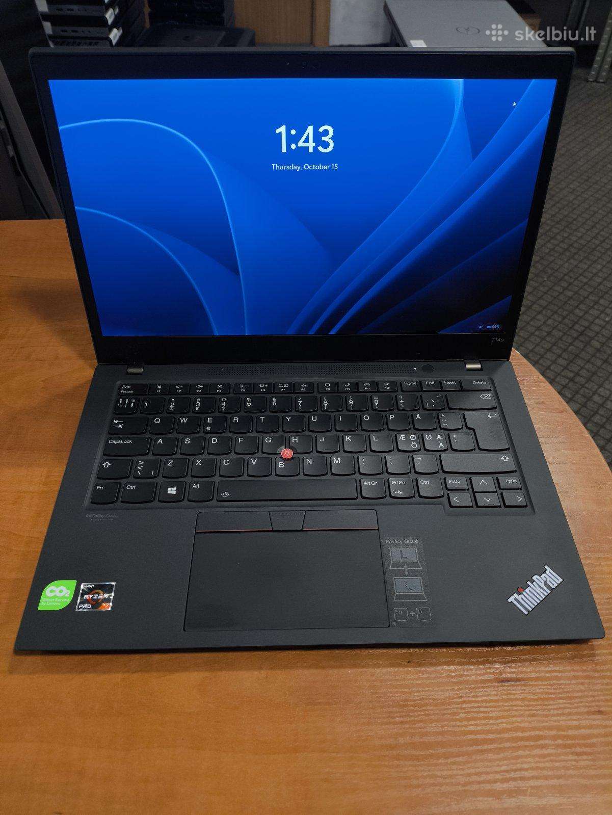 Thinkpad T14s 14.0 Fhd Ips Ryzen 7 5850u 16 256gb