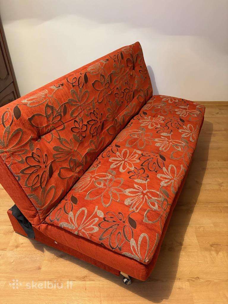 Parduodam sofa su foteliu, naudoti, geros bukles