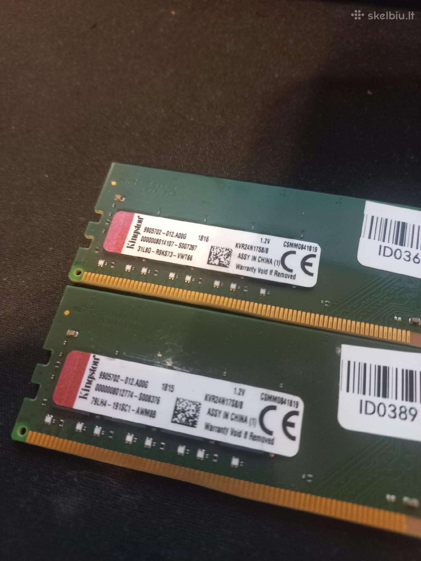 Kingston Valueram Ddr4 16gb 2400 MHz