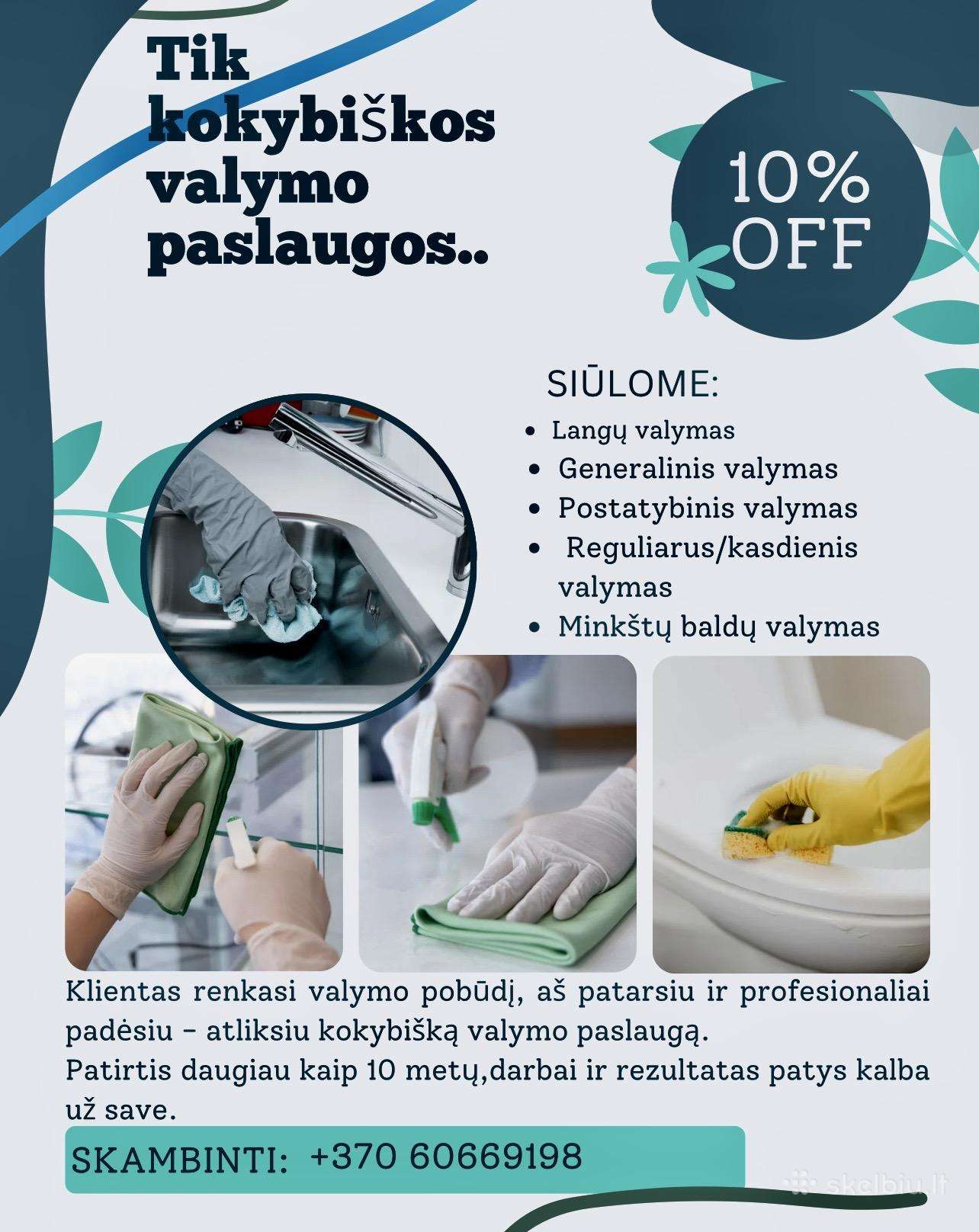 Visi valymo darbai !