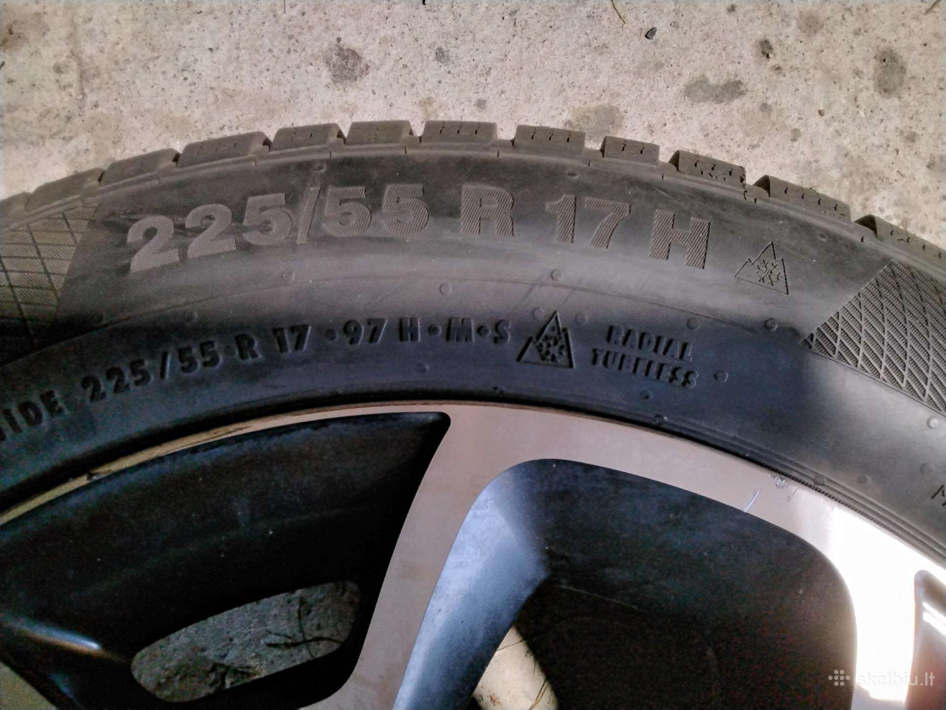 Continental Wintercontact 225/55r17, 2 vnt.