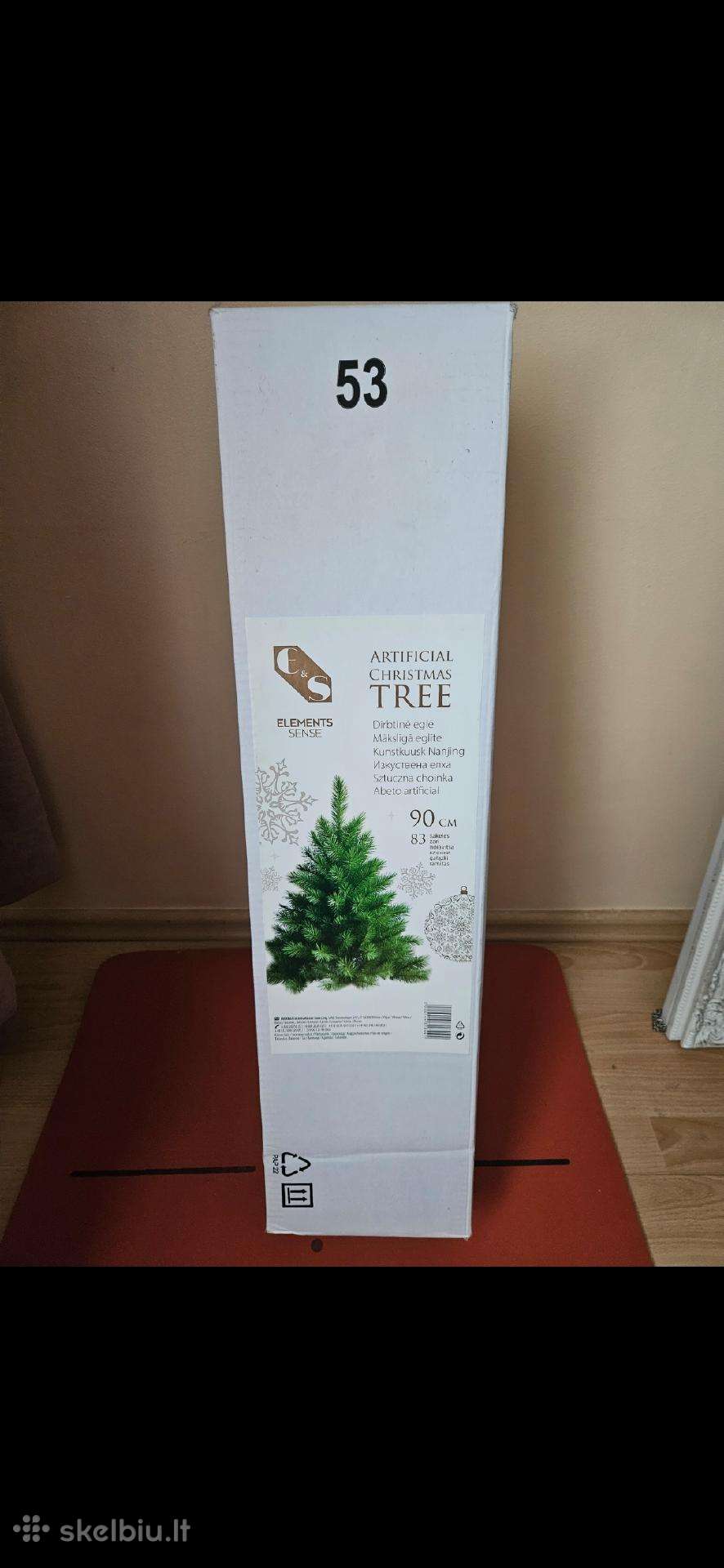 Dirbtinė kalėdinė eglė 90 cm