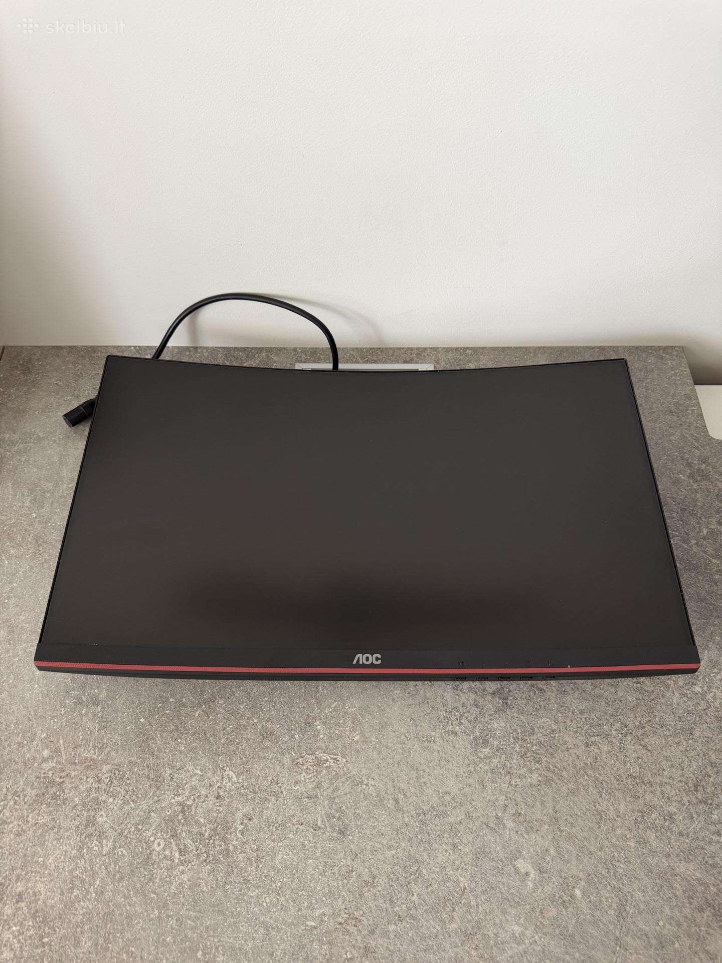 Monitorius Aoc C24g1 24", Fhd 1080p, 144hz lenktas