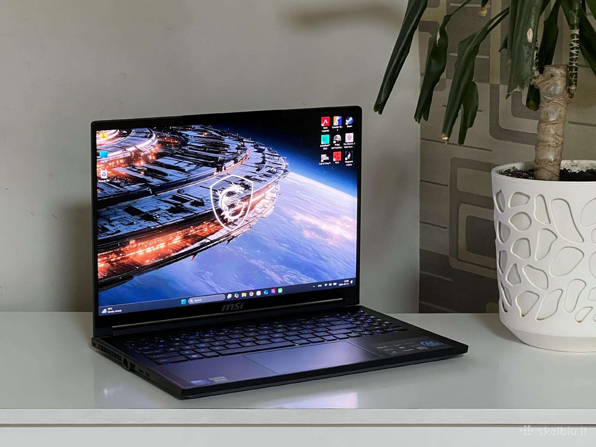 Parduodamas Msi Stealth su Rtx 4090, 4k, 32gb/2tb.
