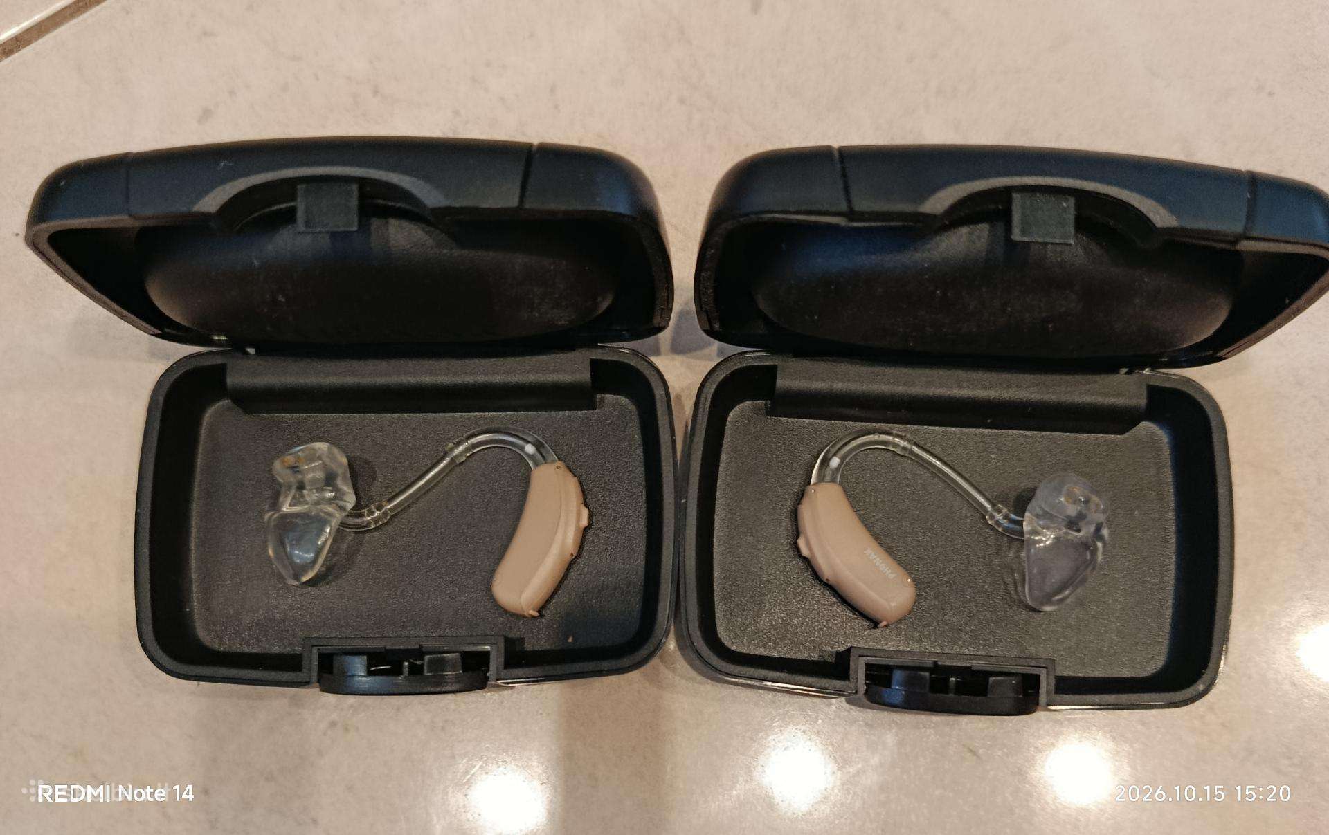Phonak "Vitus bte-micro"klausos aparatai.