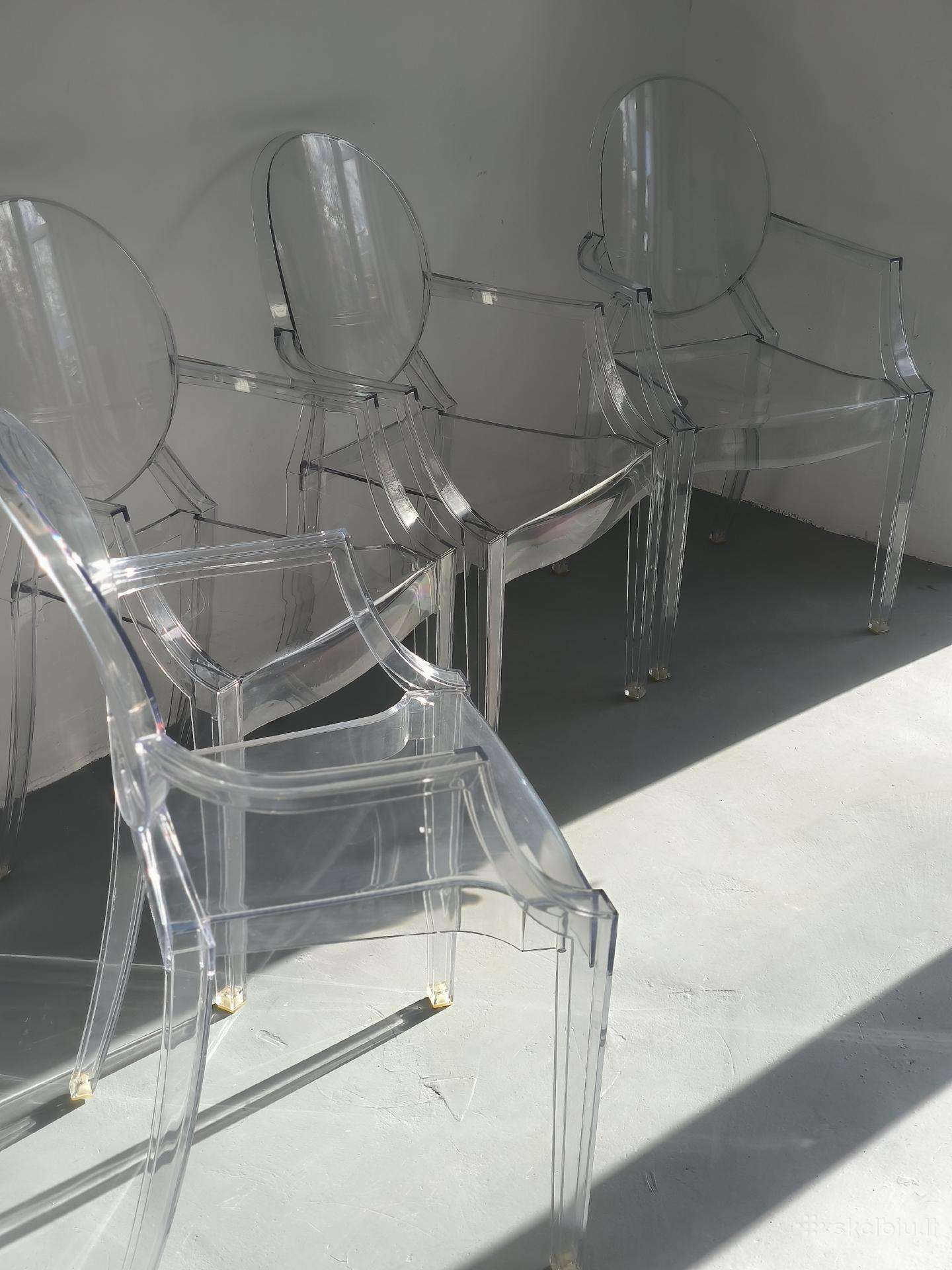 Originalios Luis Ghost Kartell kėdės