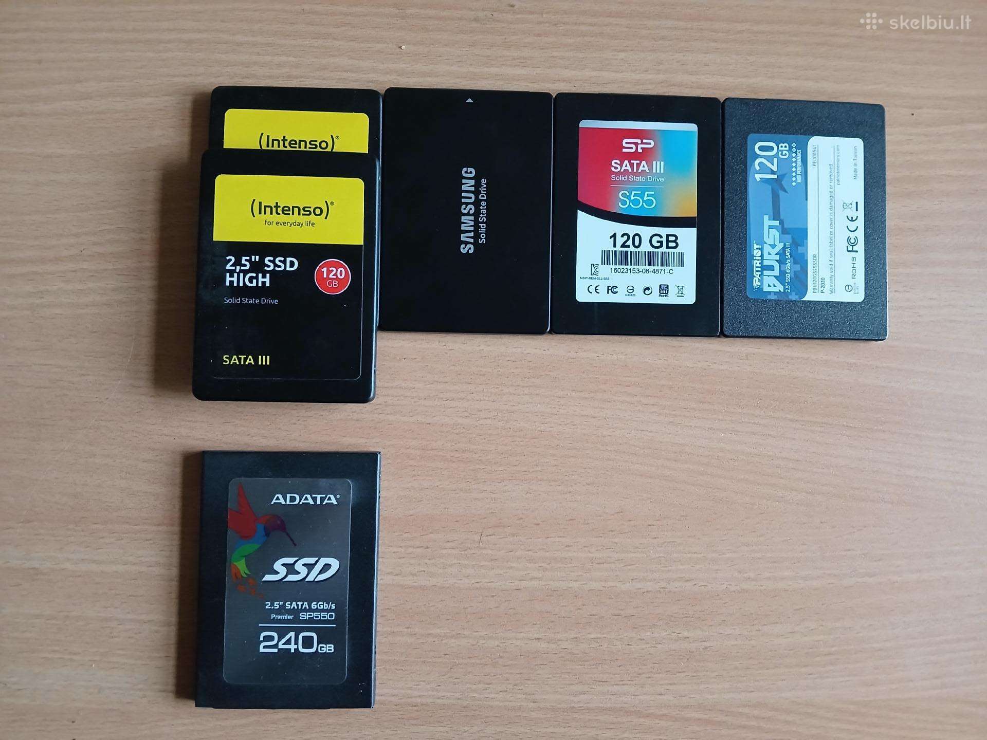 SSD HDD 120-256 GB talpos