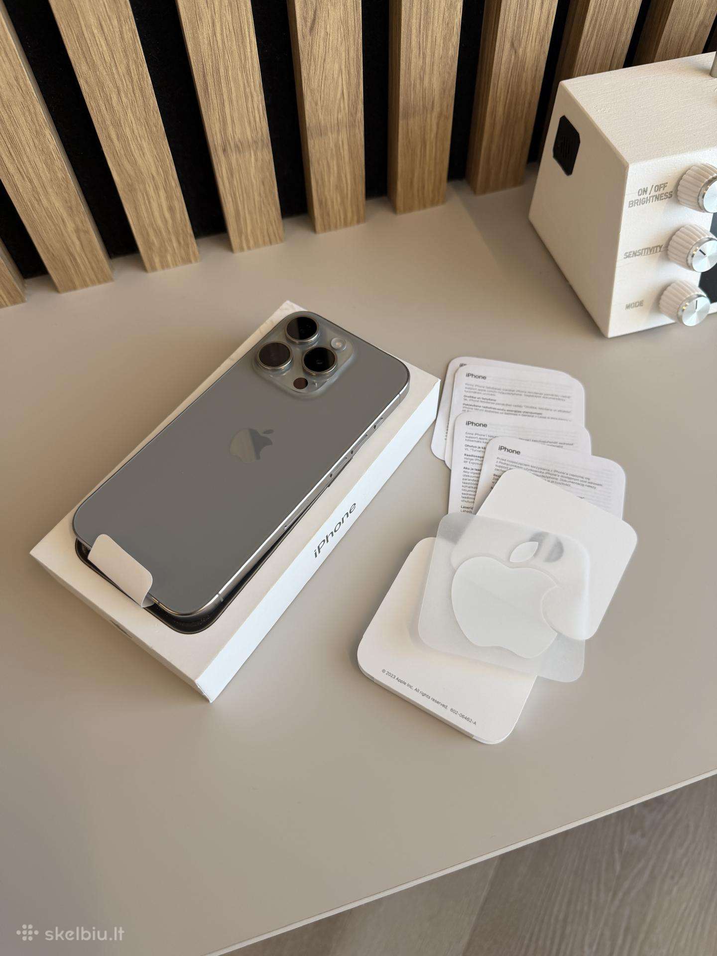 Naujas iPhone 15 Pro Titanium su garantija