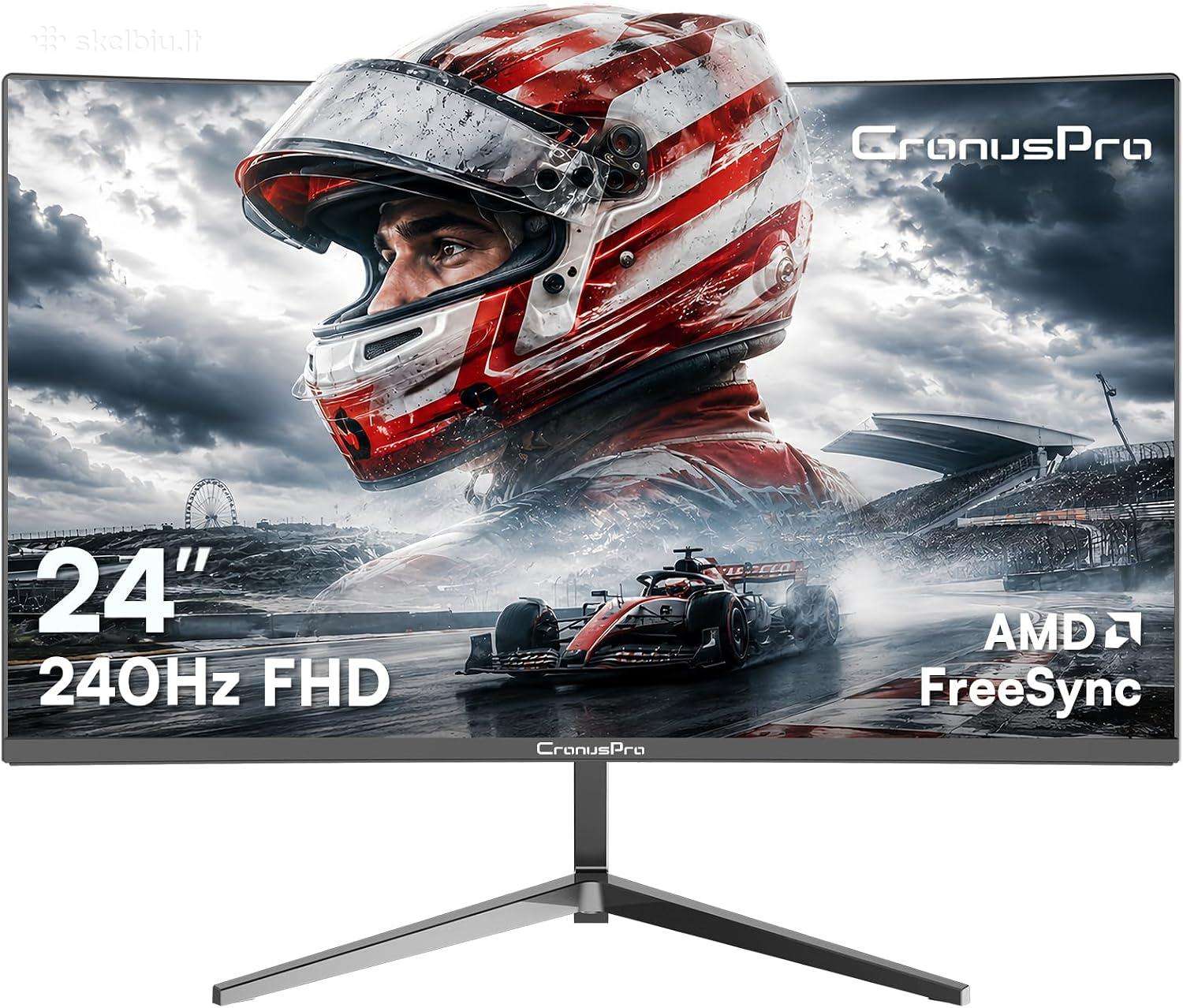 Naujas 24" Curved Gaming Monitorius 240 Hz! 1 ms