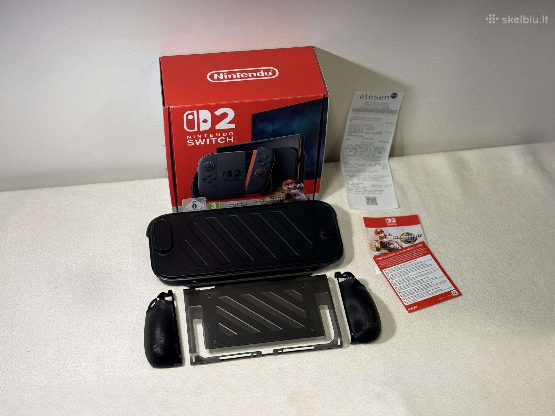 Naujas! Nintendo Switch 2 256gb su 23men Garantija