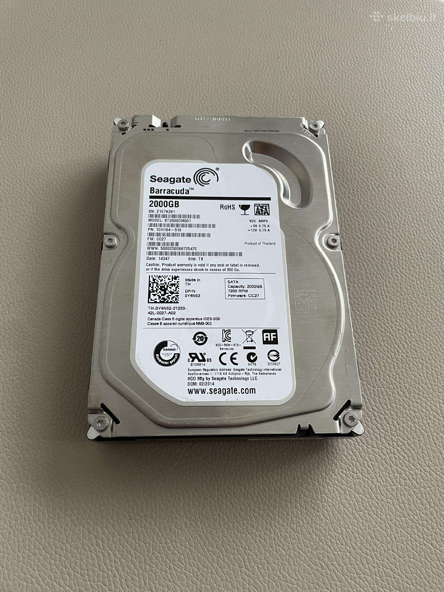 Seagate Barracuda 2tb HDD