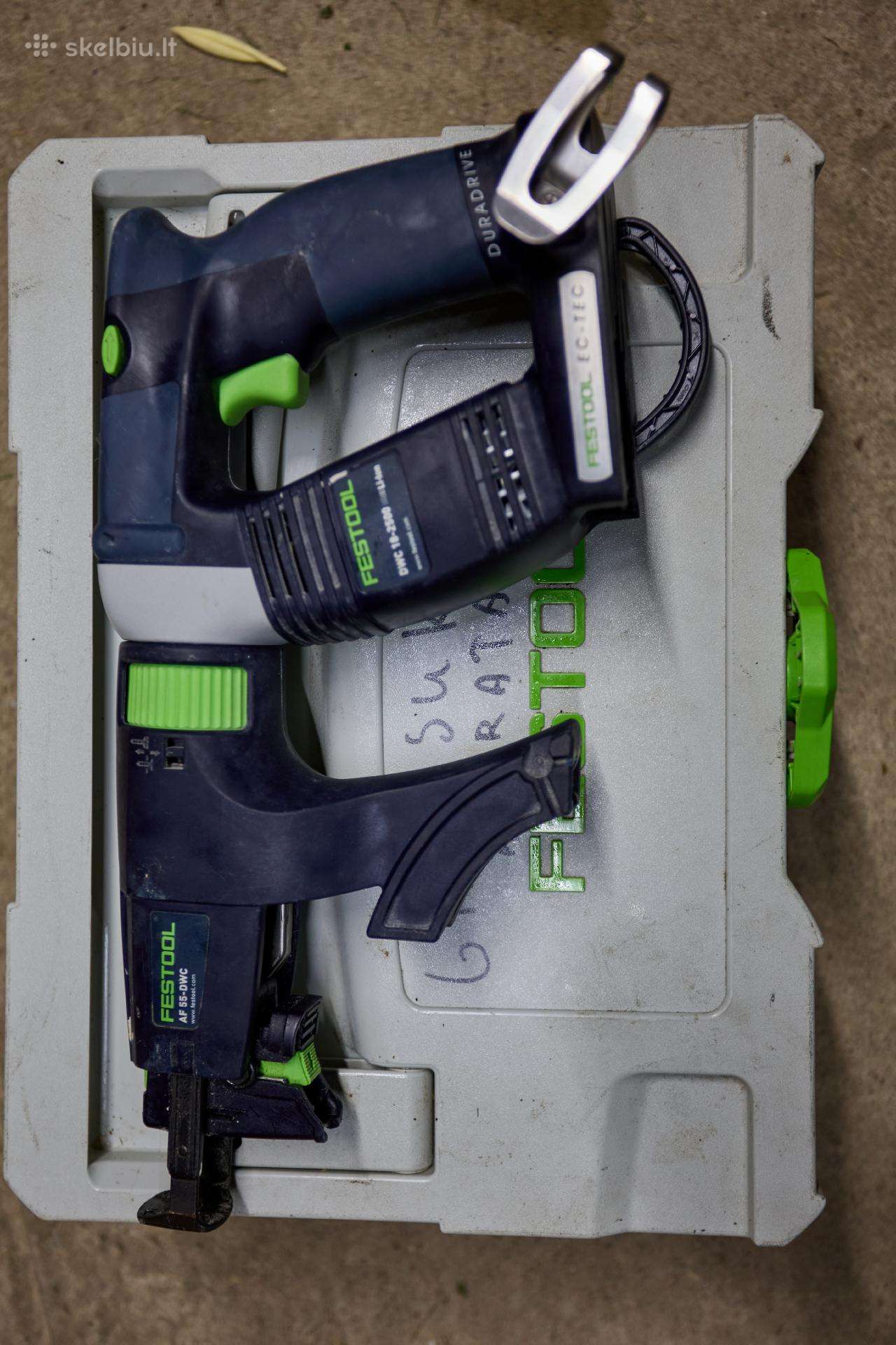 Festool duradrive Gipso kartono juostinis suktukas