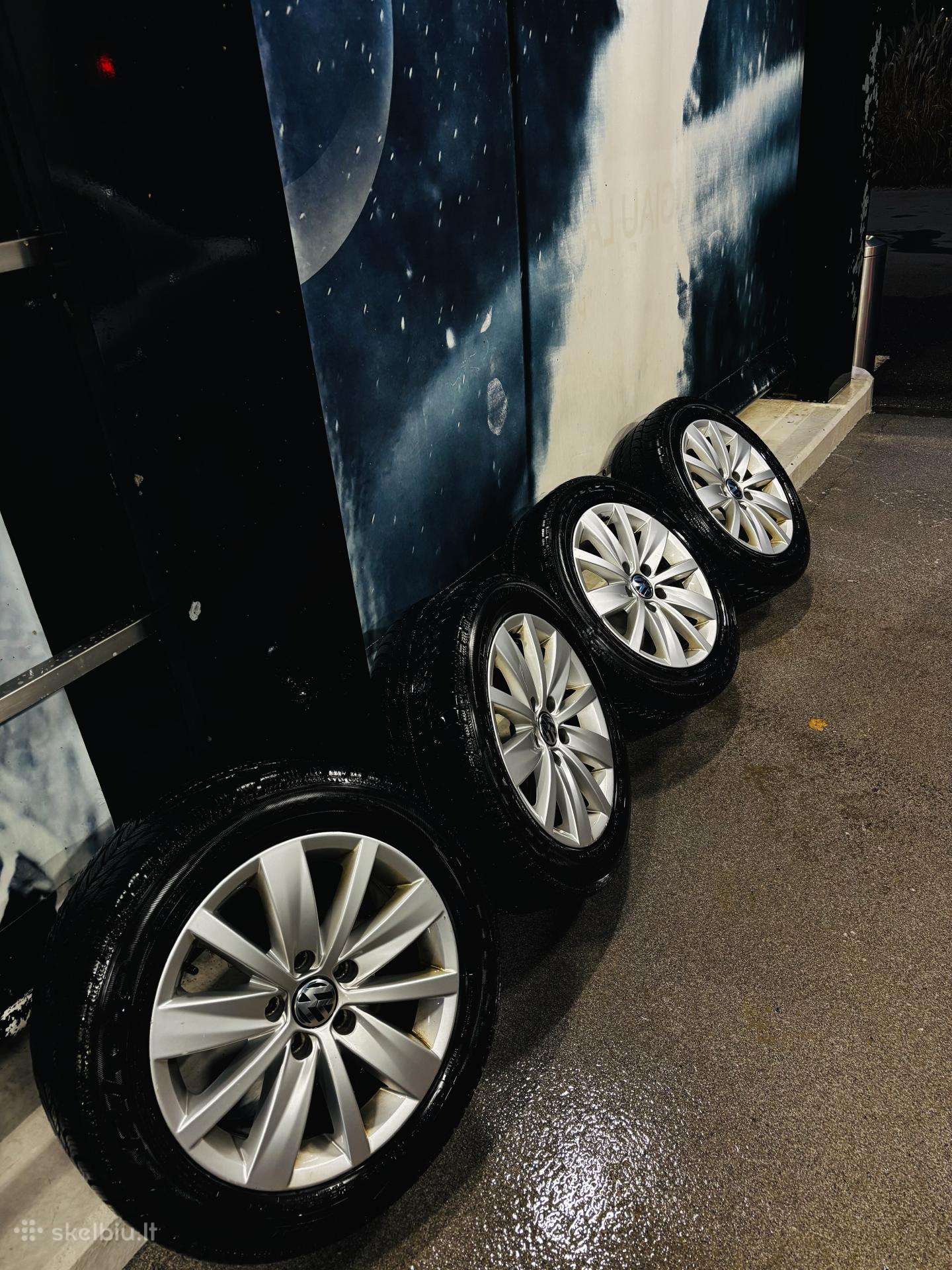 Parduodamas VW R16 ratų komplektas su žieminėmis
