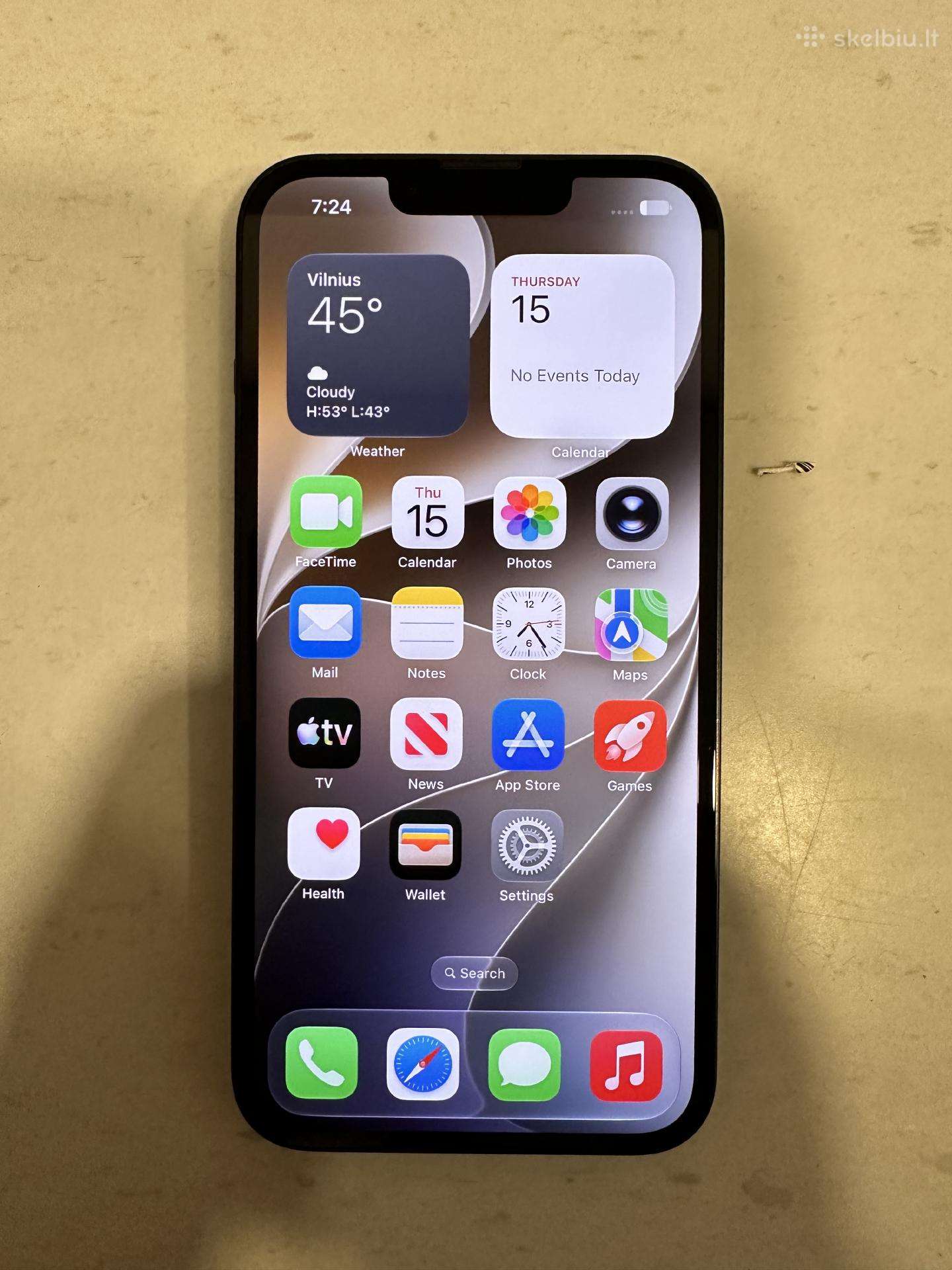 Apple iPhone 13 128gb juodos spalvos