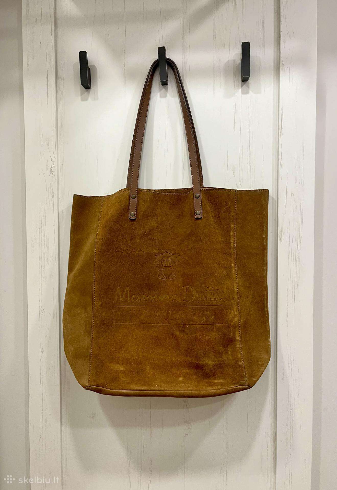 Massimo Dutti verstos odos (zomšinė) shopper