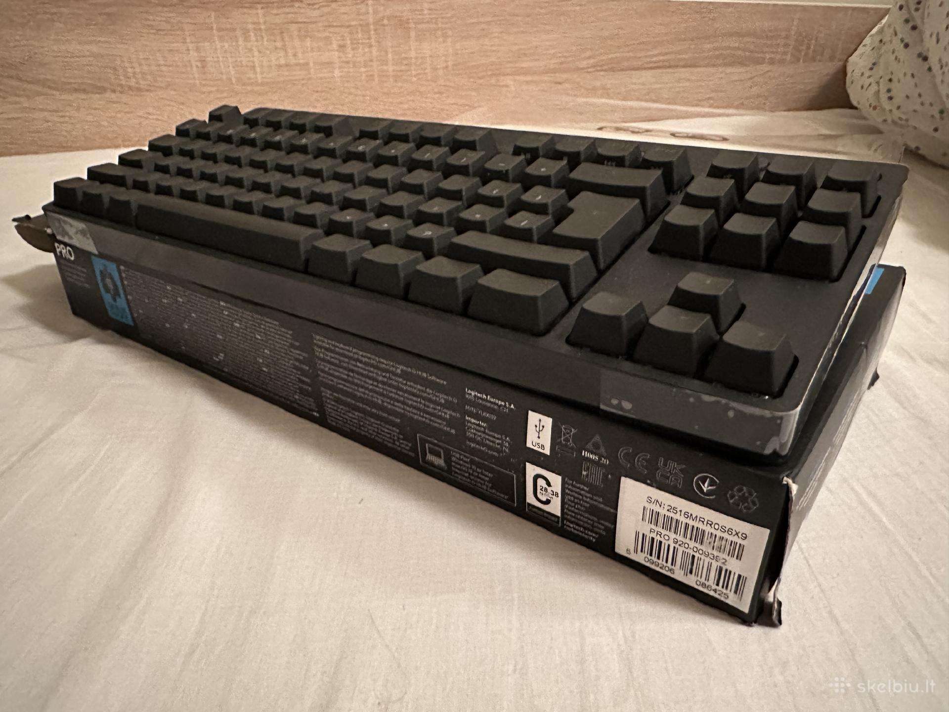 „Logitech G Pro“ Nauja. Naudota 2 dienas