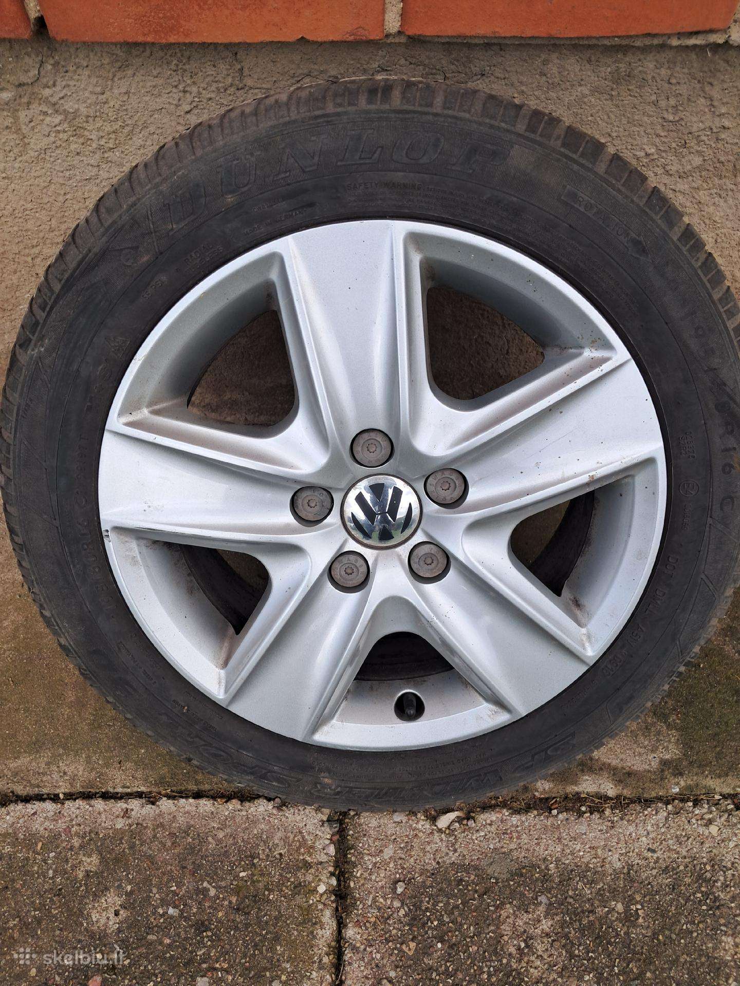 VW R16 ratų komplektas su žieminėmis padangomis